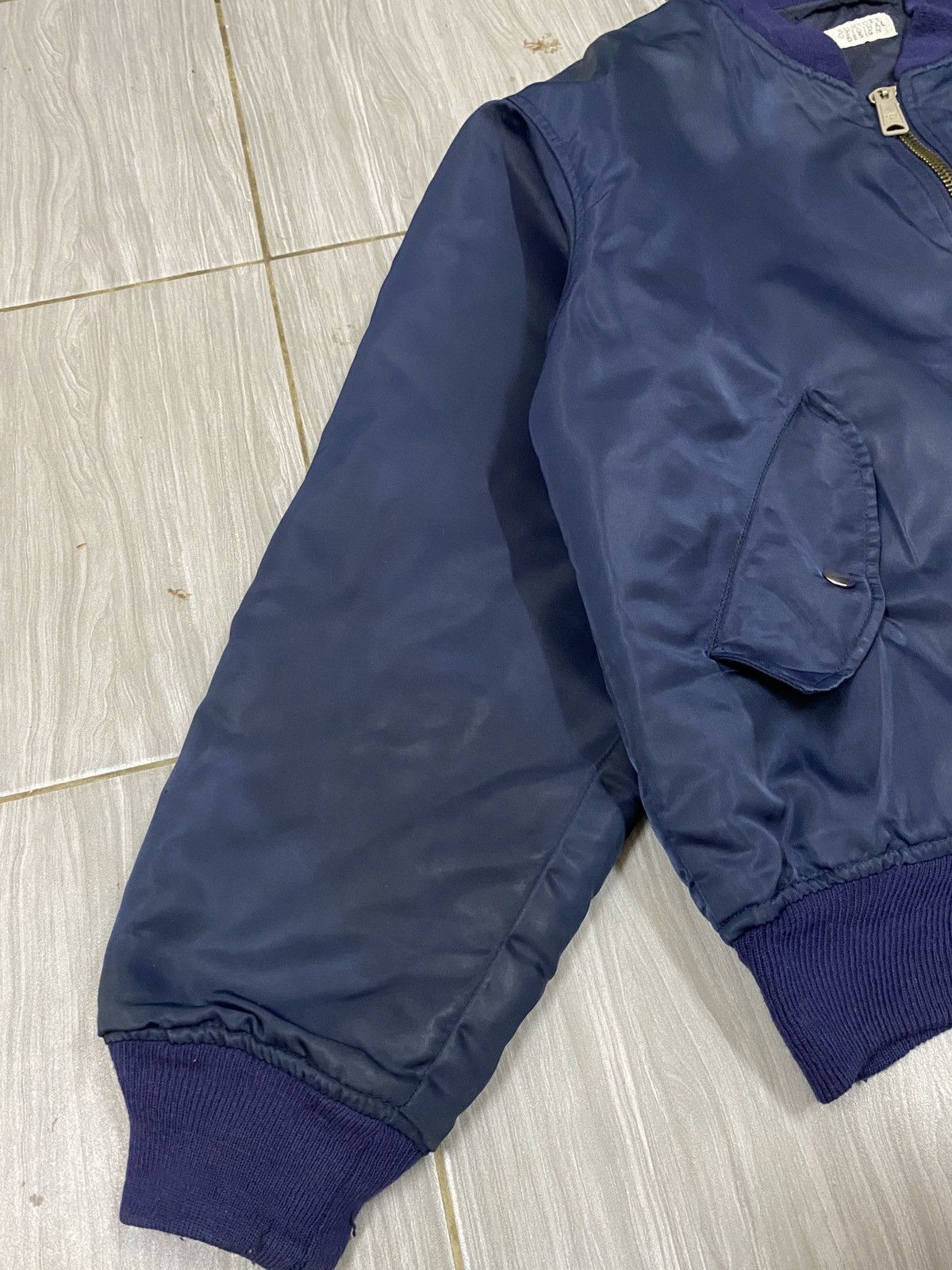 Japanese Brand Vtg Coffe Boss MA 1 Bomber Jacket Size US L / EU 52-54 / 3 - 8 Thumbnail