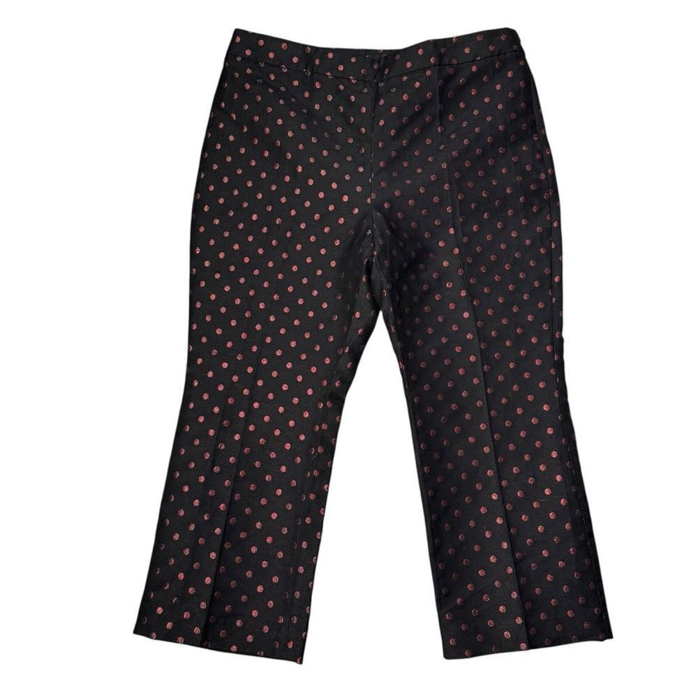 Talbots New Talbots Kick Crop Pants In Holiday Dot Size 14 Petite Size 36" / US 14 / IT 50 - 3 Thumbnail