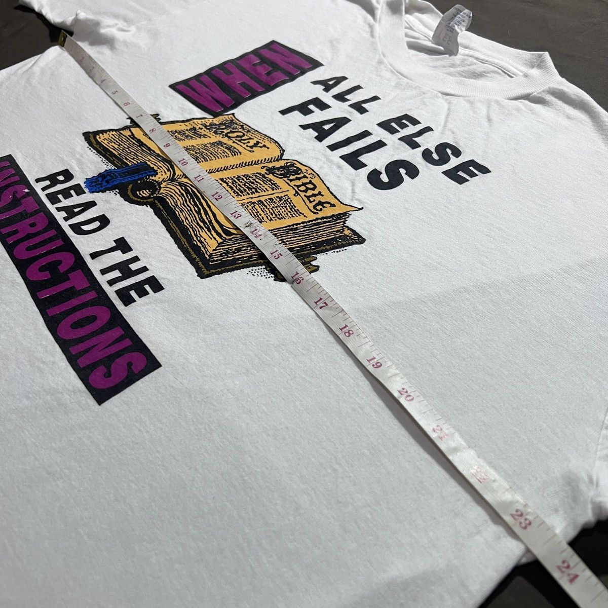 Vintage Vintage 90s Jesus God Holy Bible Promo Tee XL Size US XL / EU 56 / 4 - 8 Thumbnail