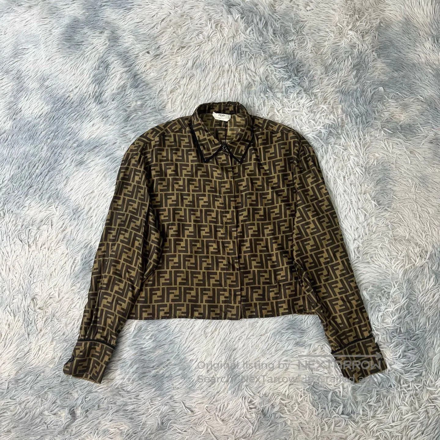 Fendi Fendi All-Over Print Long-Sleeve Shirt. Size S / US 4 / IT 40 - 1 Thumbnail