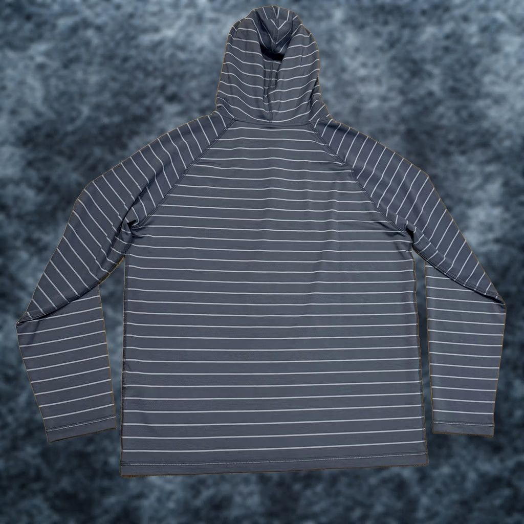 Footjoy FootJoy FJ Henley Hoodie Mens Large Pullover Striped Blue Golf DriRelease Size US L / EU 52-54 / 3 - 1 Thumbnail
