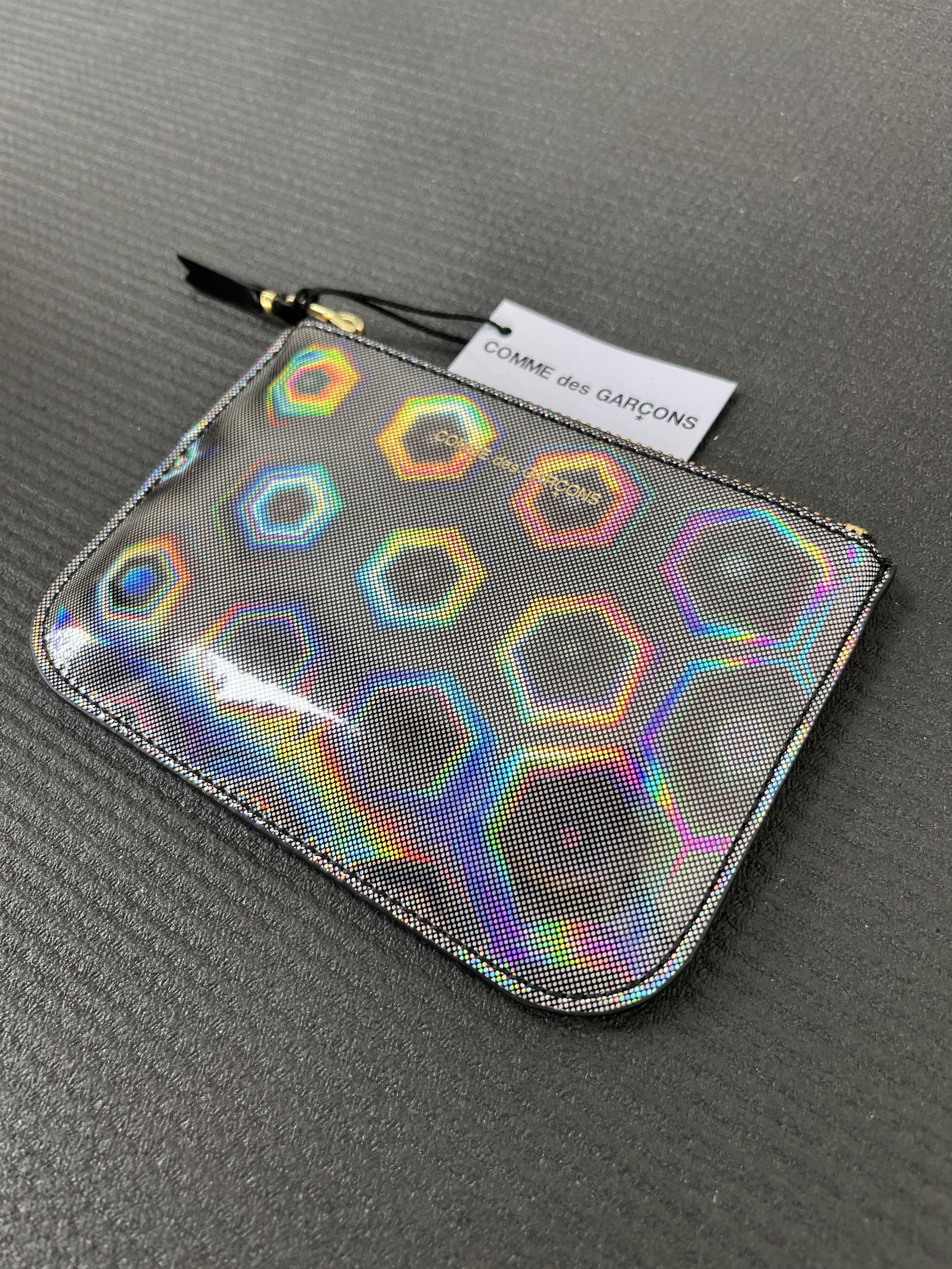 Comme des Garcons Comme des Garcons Zip Pouch Wallet Silver Rainbow Size ONE SIZE - 2 Thumbnail