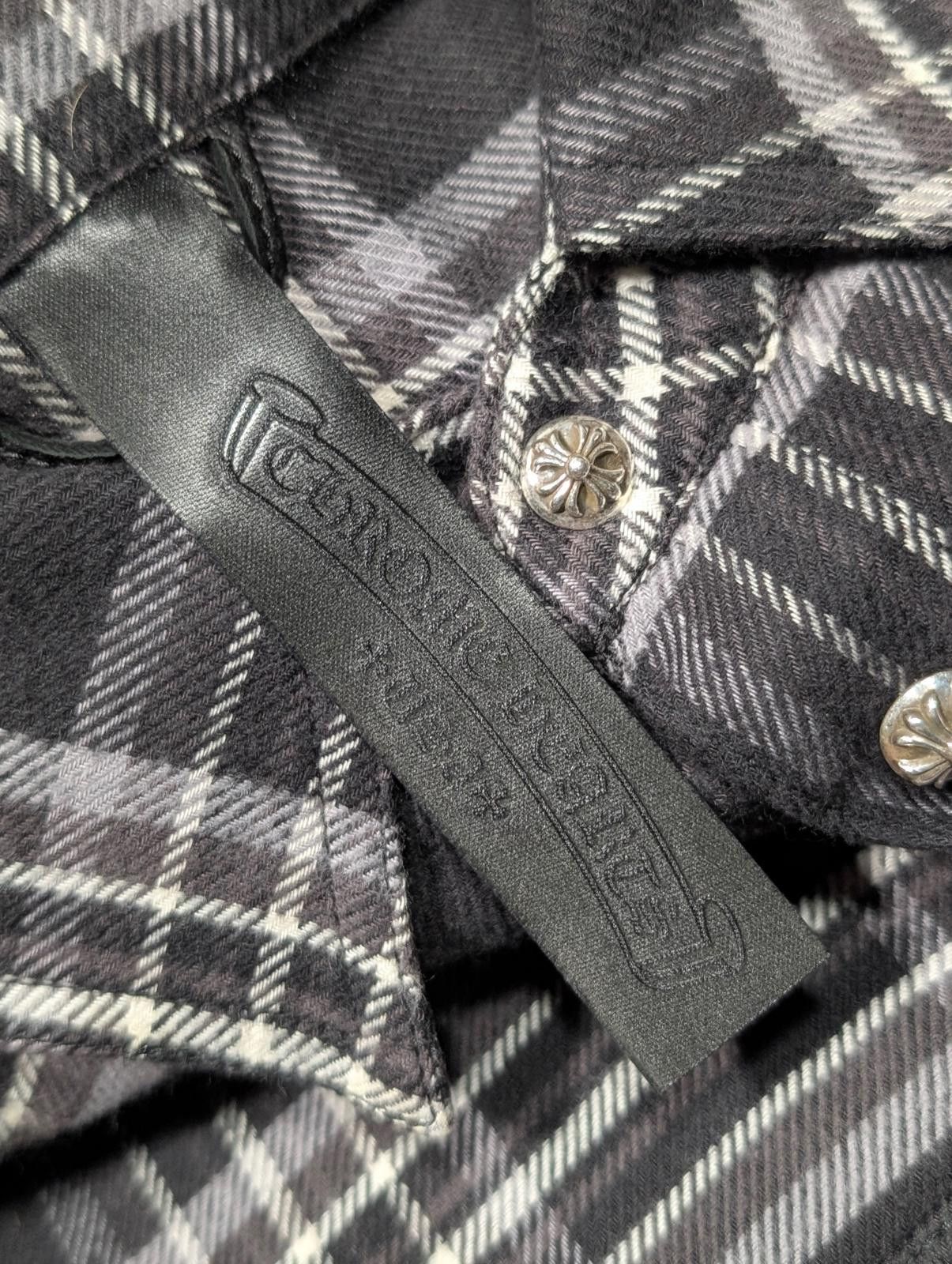 Chrome Hearts Work Dog Flannel Plaid Shirt Size ONE SIZE - 6 Thumbnail