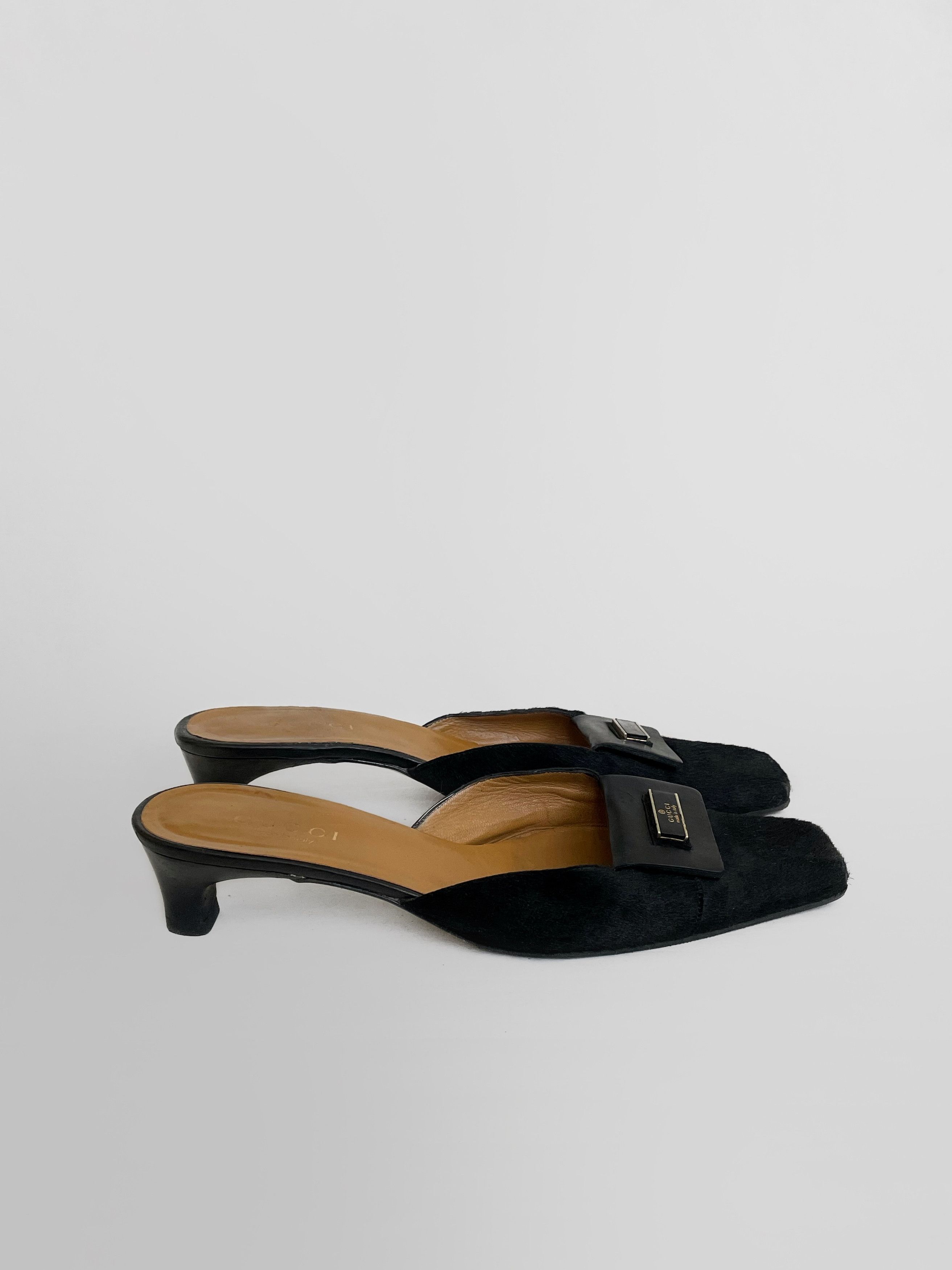 Gucci Archive Gucci Tom Ford pony hair mules Size US 9 / IT 39 - 5 Thumbnail
