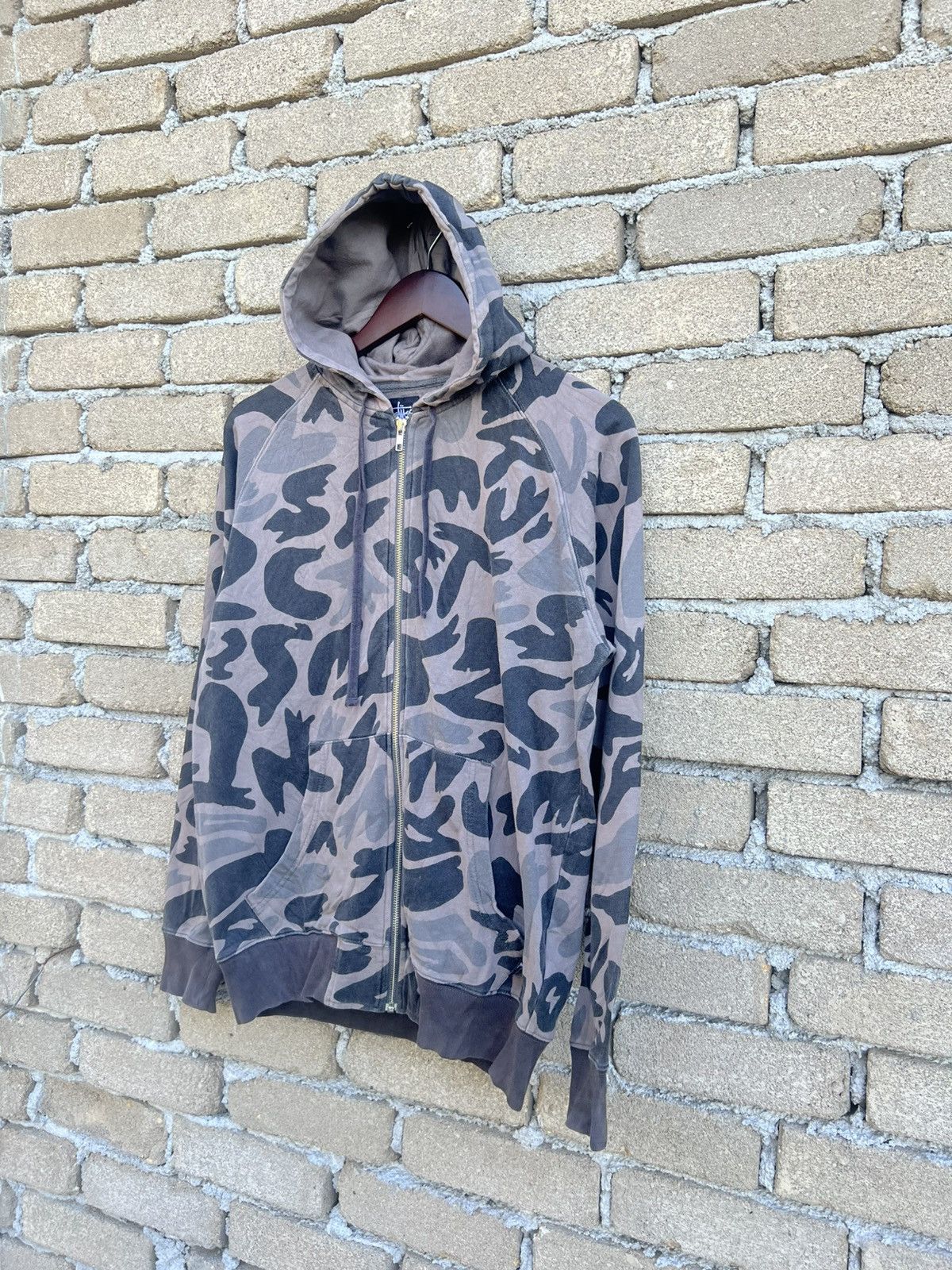 Stussy Stussy Crown Fullprint Stussy Zipper Hoodie Size US M / EU 48-50 / 2 - 4 Thumbnail