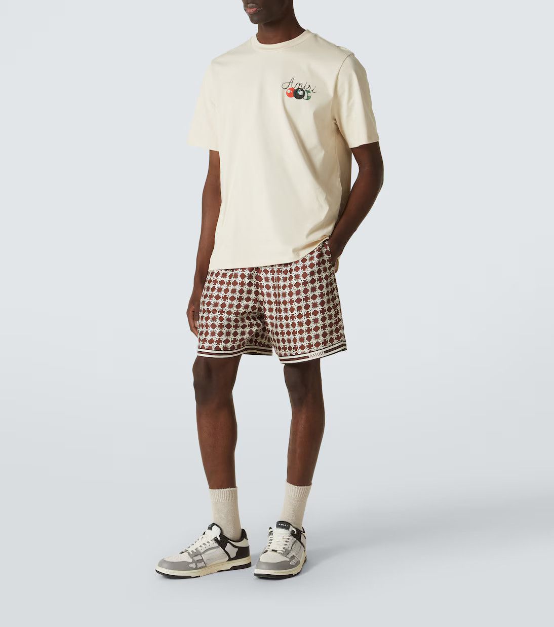 Amiri o1h1sh10525 Ma Quad Shorts in Brown Size US 36 / EU 52 - 2 Thumbnail