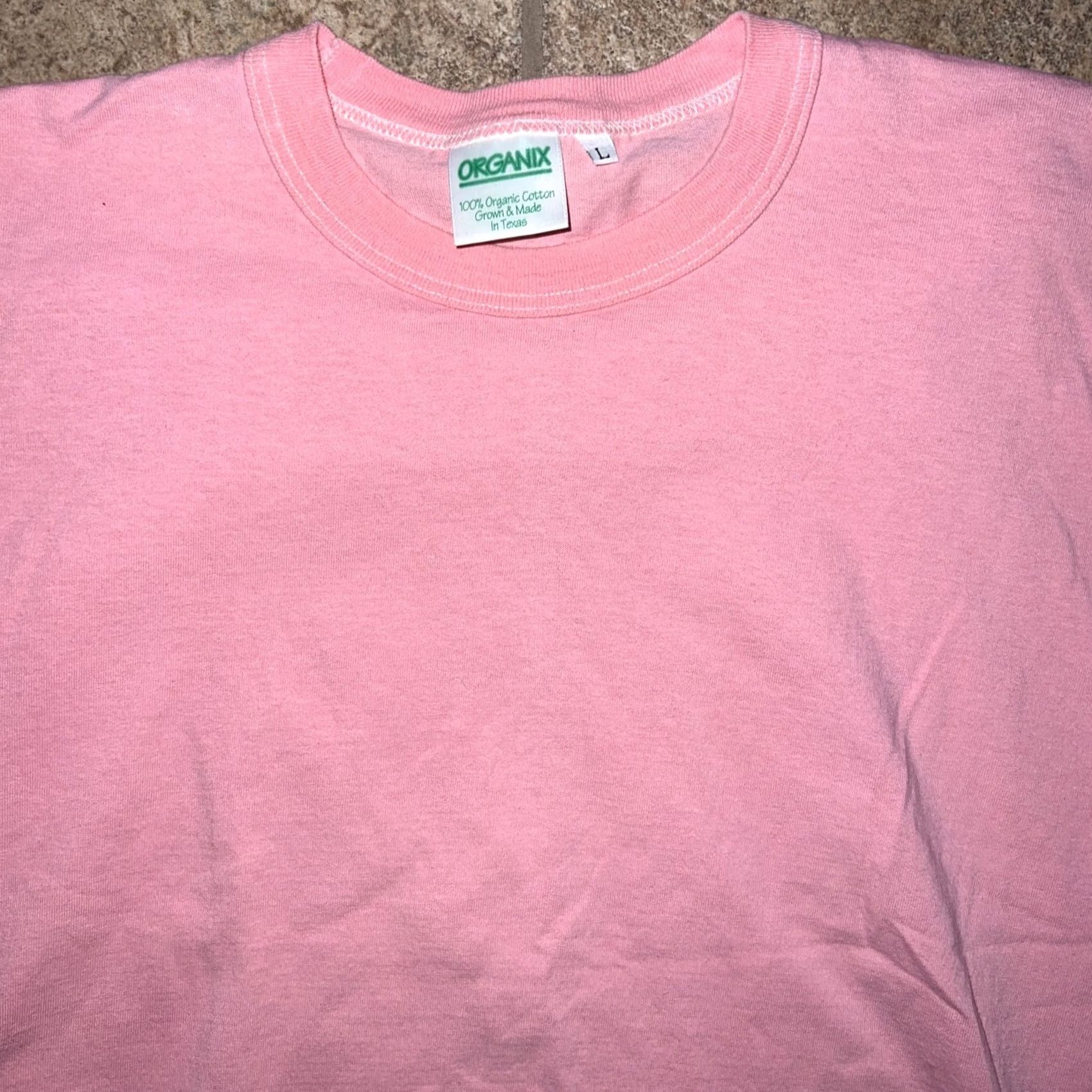 Pinko VTG Organix SINGLE STITCH T-Shirt L Pink Mens Size Size US L / EU 52-54 / 3 - 2 Thumbnail