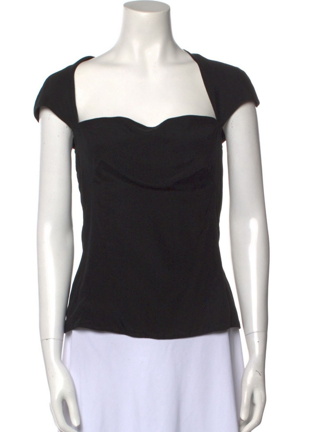 Vintage Norisol Ferrari Square Neckline Top in Black Size M Size M / US 6-8 / IT 42-44 - 1 Thumbnail
