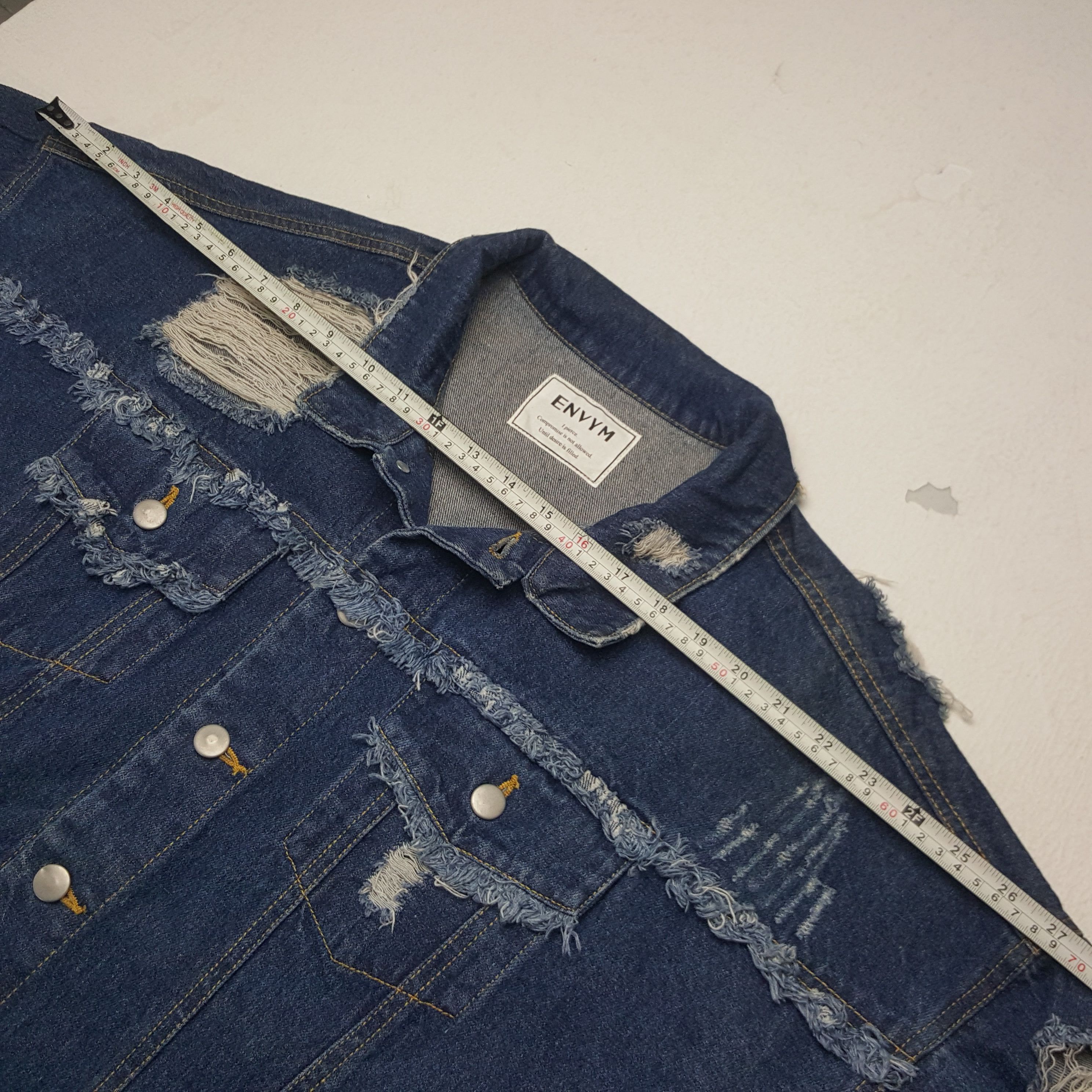 Vintage Vintage Envym Distressed Style Bikers Jacket Size US M / EU 48-50 / 2 - 6 Thumbnail