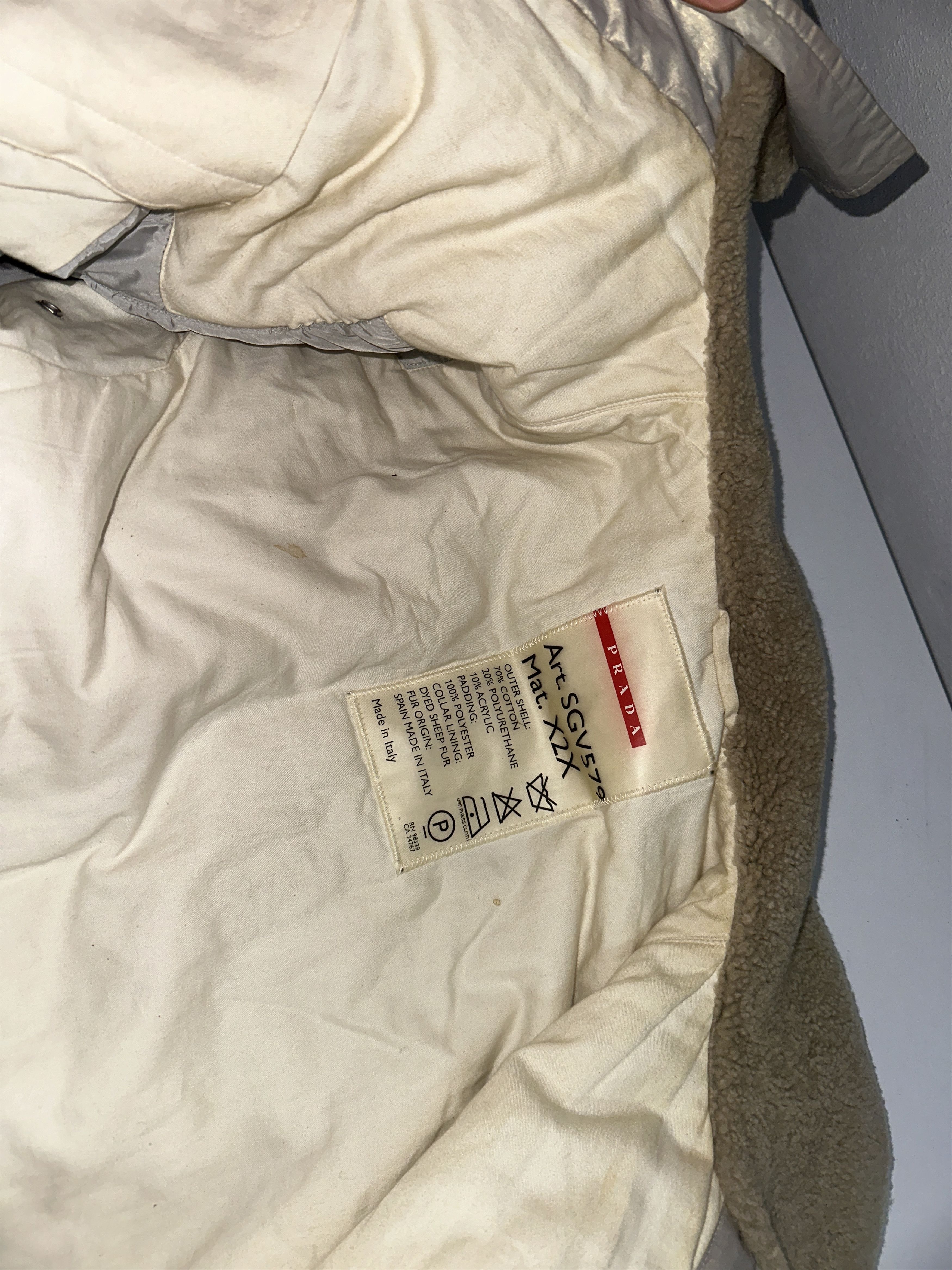 Prada 2000 LineaRossa Prada Milano Astro Shearling Size 50 Size US M / EU 48-50 / 2 - 6 Thumbnail