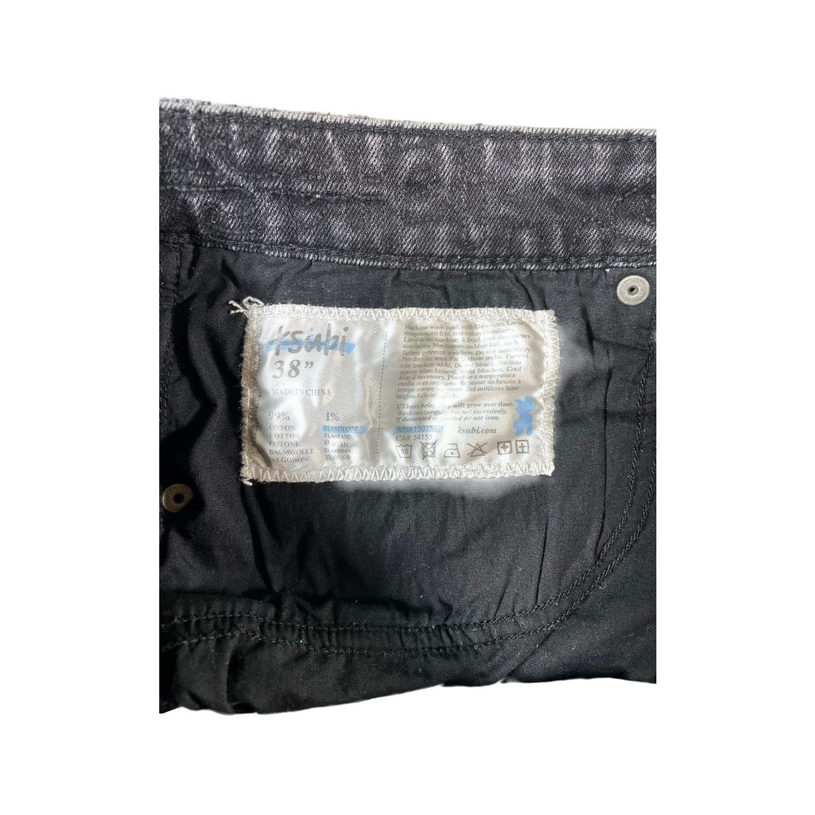 Ksubi Ksubi "All Over Logo" Black Jeans Size US 38 / EU 54 - 4 Thumbnail