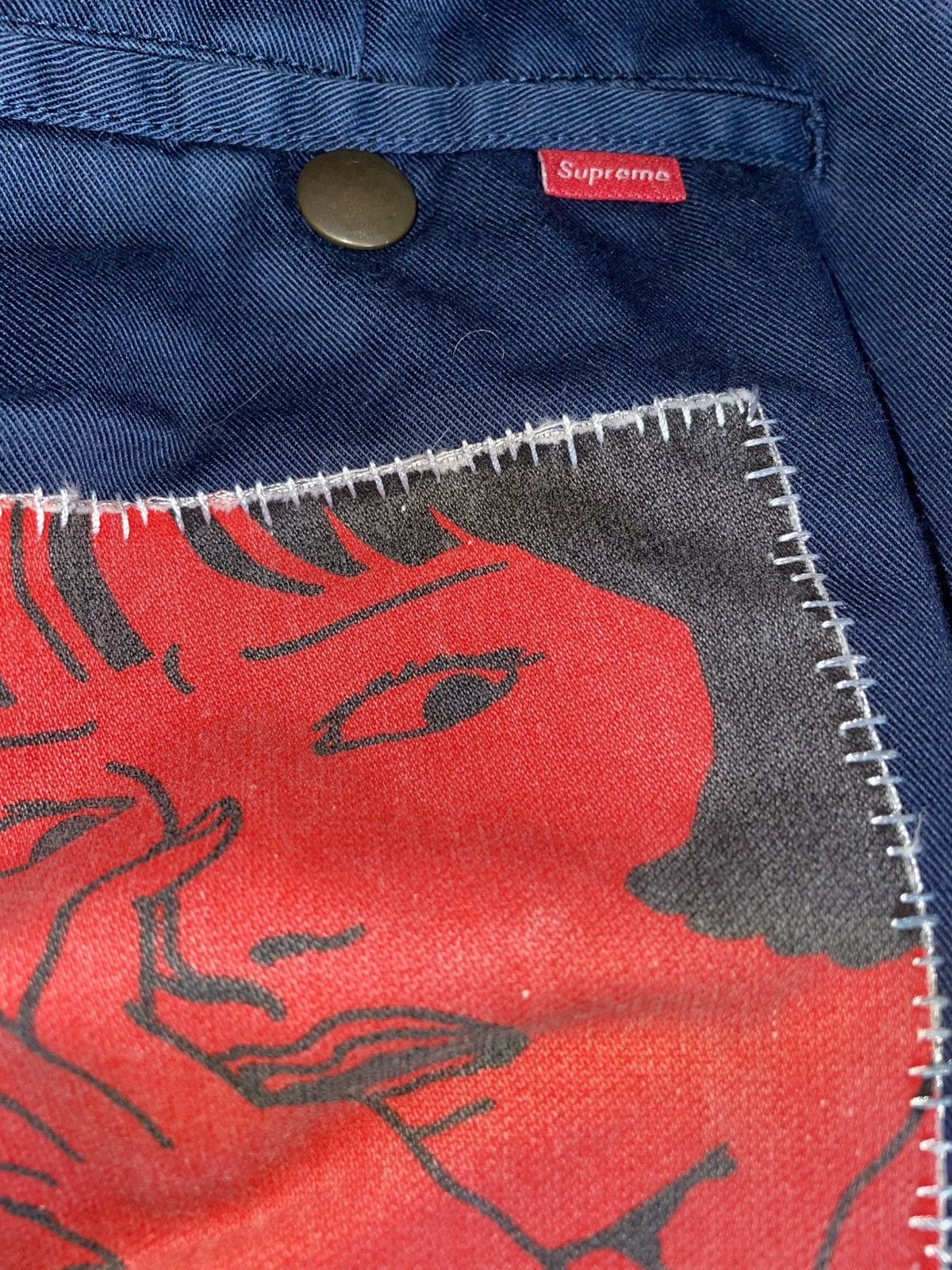 Supreme Supreme x Toshio Saeki Work Pant Navy Size US 34 / EU 50 - 7 Thumbnail