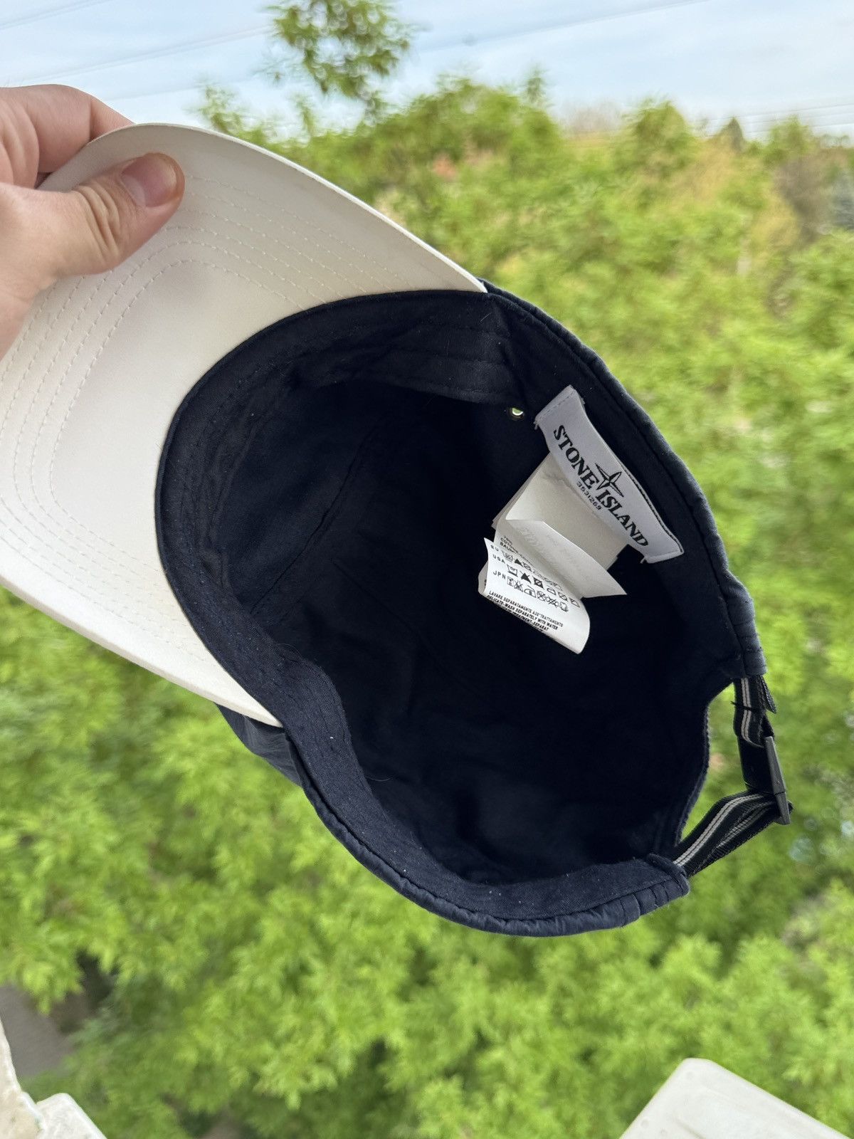 Stone Island stone island nylon cap 5 panel reflective logo Size ONE SIZE - 7 Thumbnail