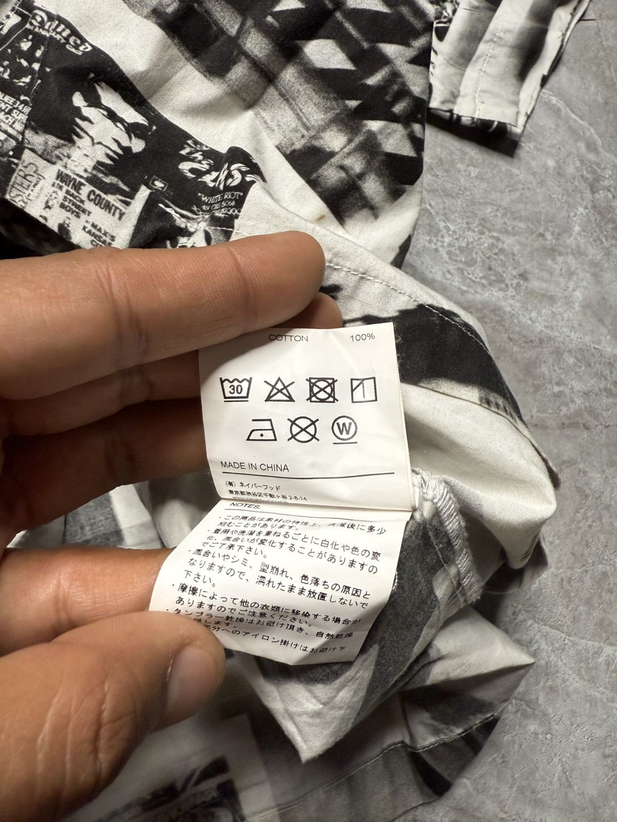 Neighborhood Neighborhood x Osamu Nagahama Camp Collar Printed Buttondown Size US M / EU 48-50 / 2 - 13 Thumbnail