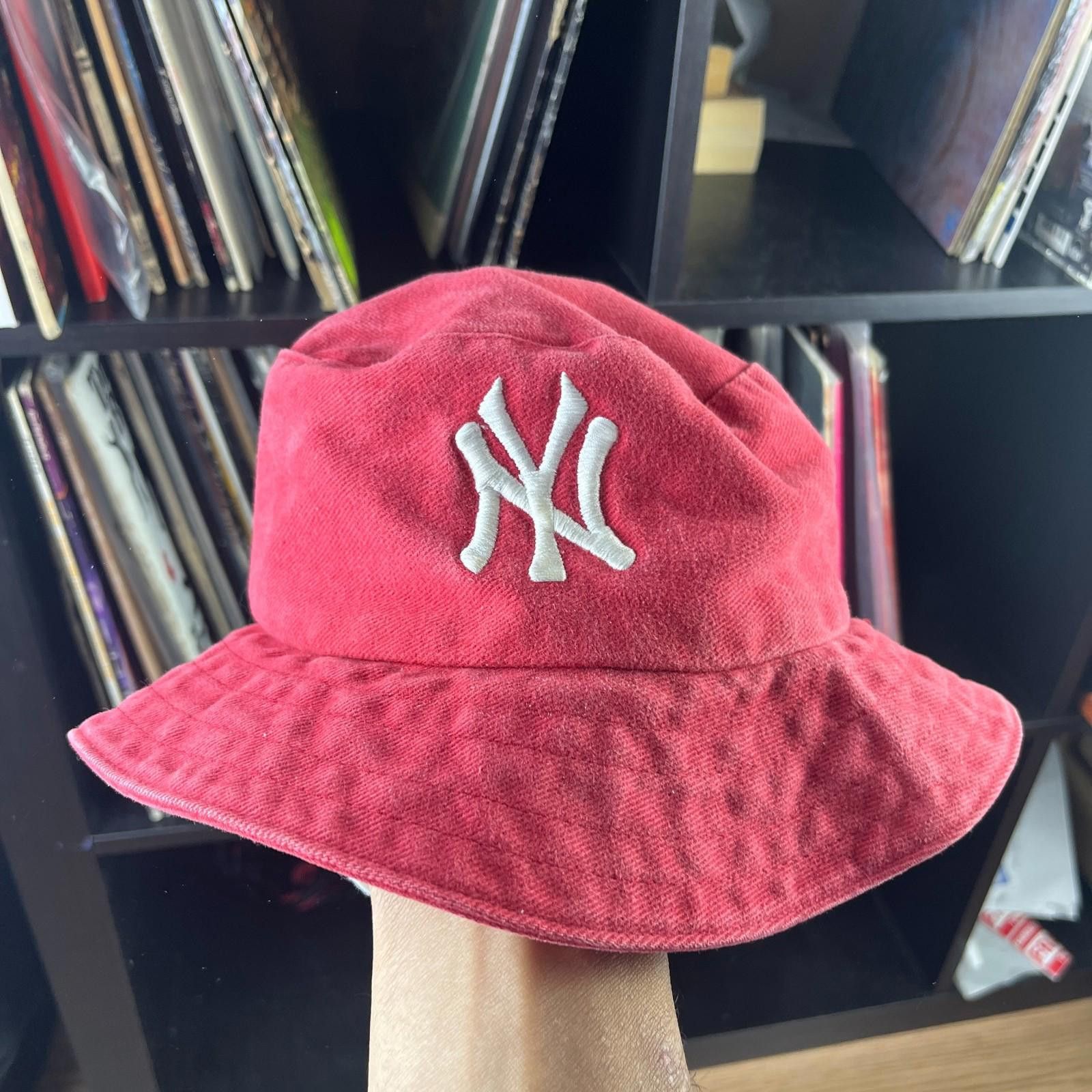 Other Vintage 90s New York Yankees Bucket Hat Made in USA Size ONE SIZE - 1 Thumbnail