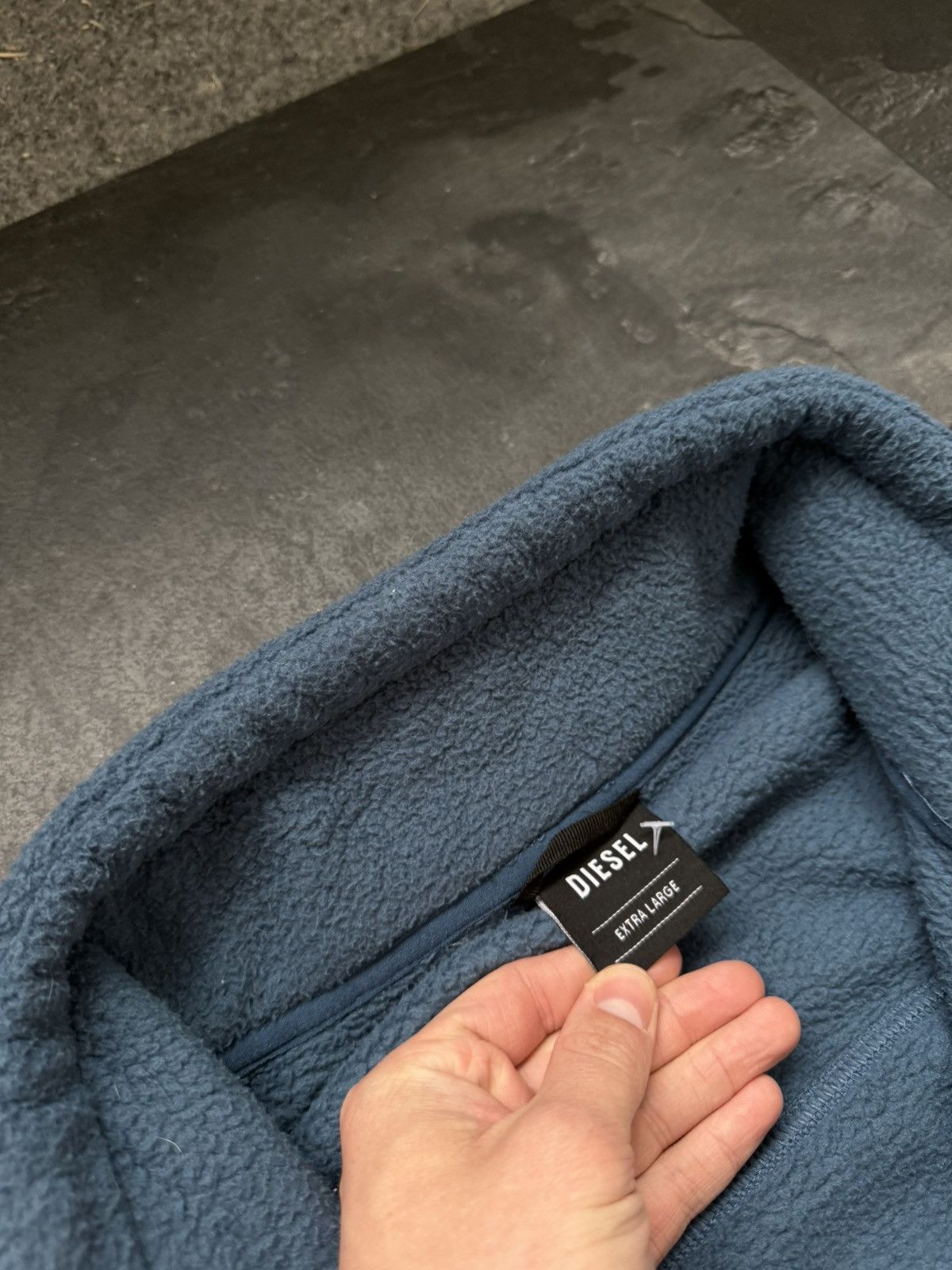 Diesel × Streetwear × Vintage Rare avangarde diesel zip fleece hoodie y2k Size US XL / EU 56 / 4 - 4 Thumbnail