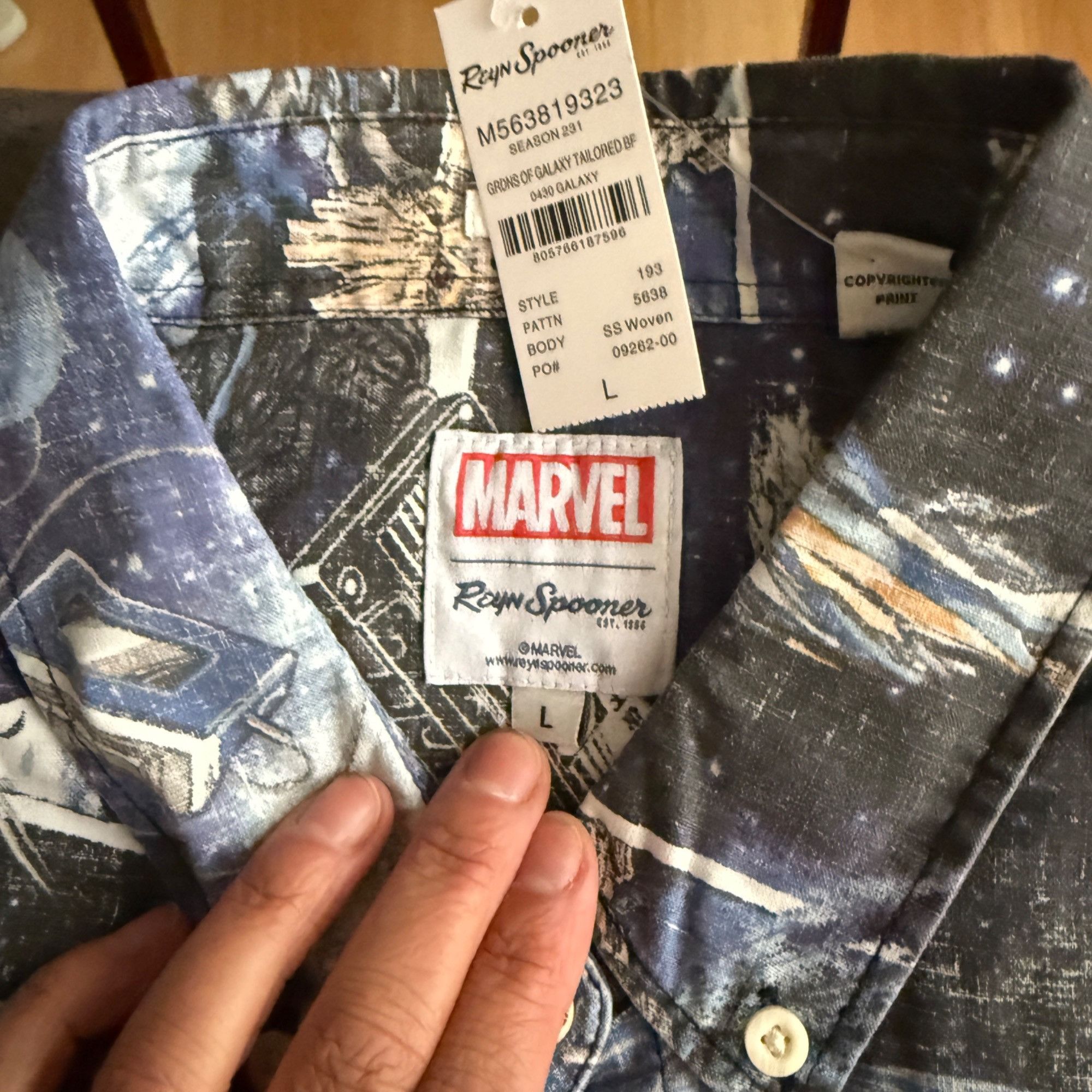 Reyn Spooner Marvel X Reyn Spooner Guardians Of The Galaxy Aloha Shirt Sh Size US M / EU 48-50 / 2 - 3 Thumbnail