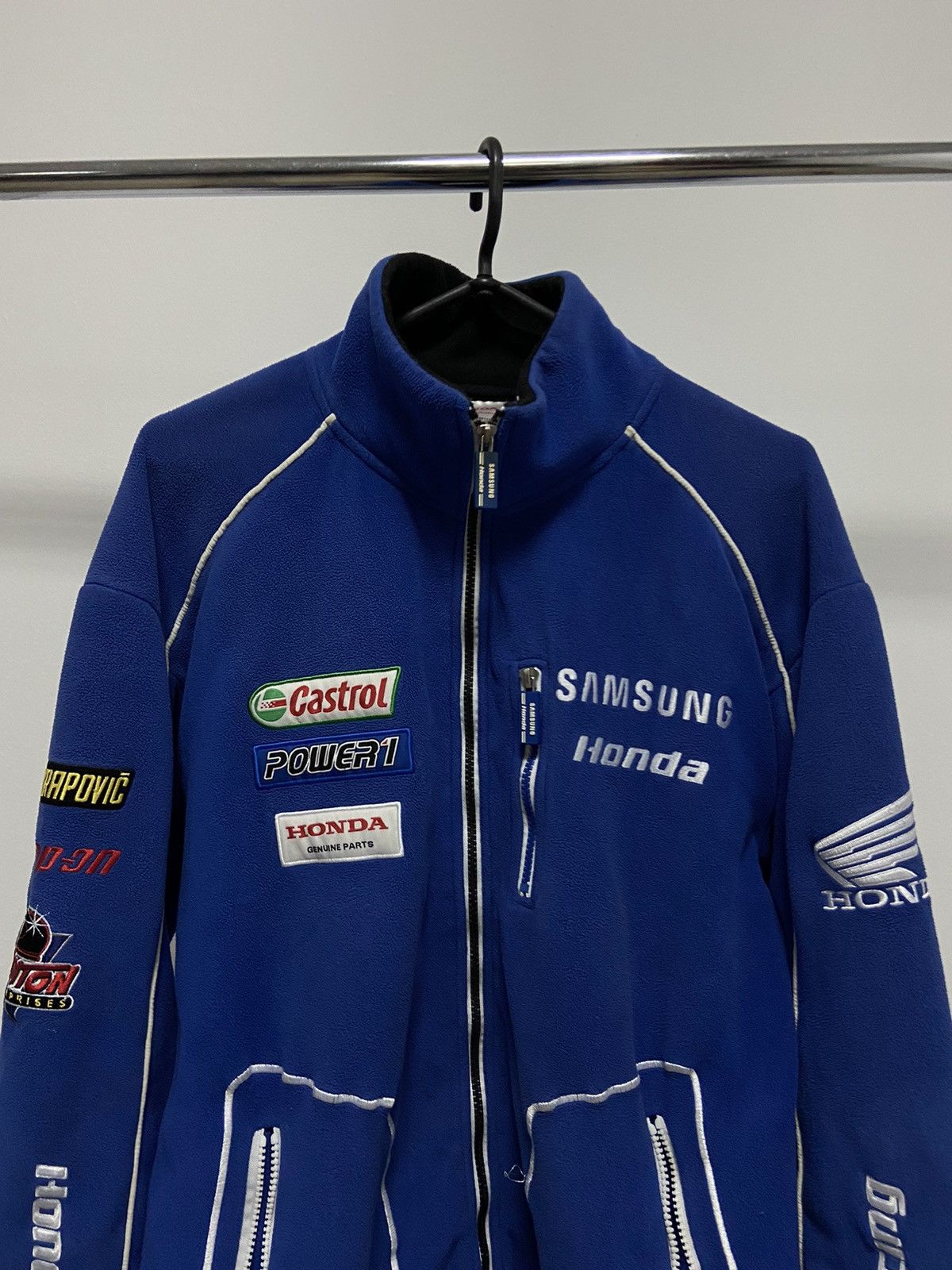 Honda × Samsung × Vintage Honda Samsung Racing Sweatshirt Big Logo Vintage Fleece Size US M / EU 48-50 / 2 - 3 Thumbnail