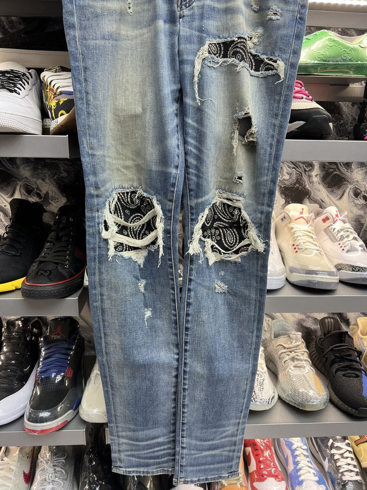 Amiri Amiri Ripped Skinny Jeans Size US 32 / EU 48 - 5 Thumbnail