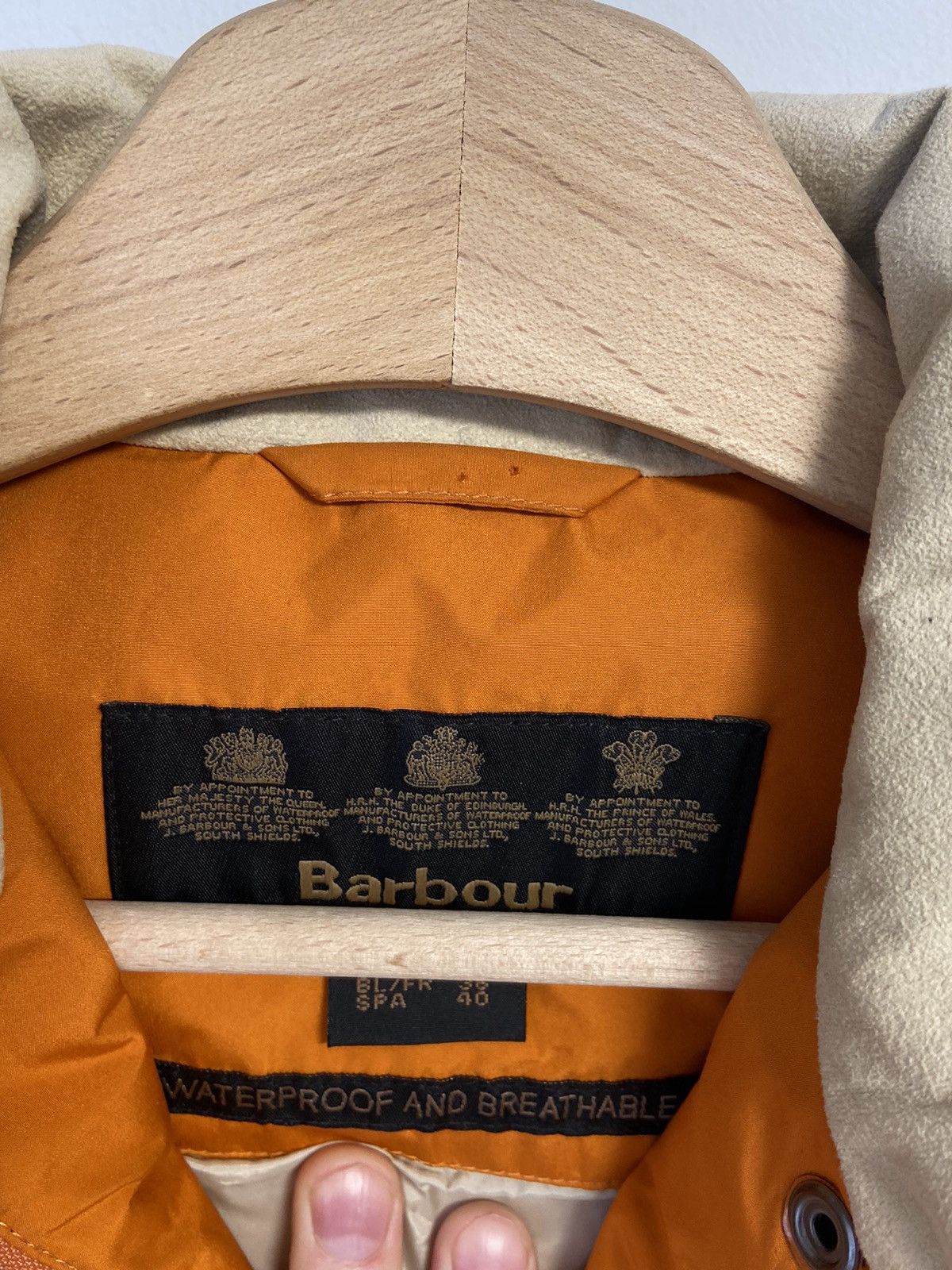 Barbour Barbour Vintage Women’s Jacket FEATHERWEIGHT AMELIA Size L / US 10 / IT 46 - 9 Thumbnail