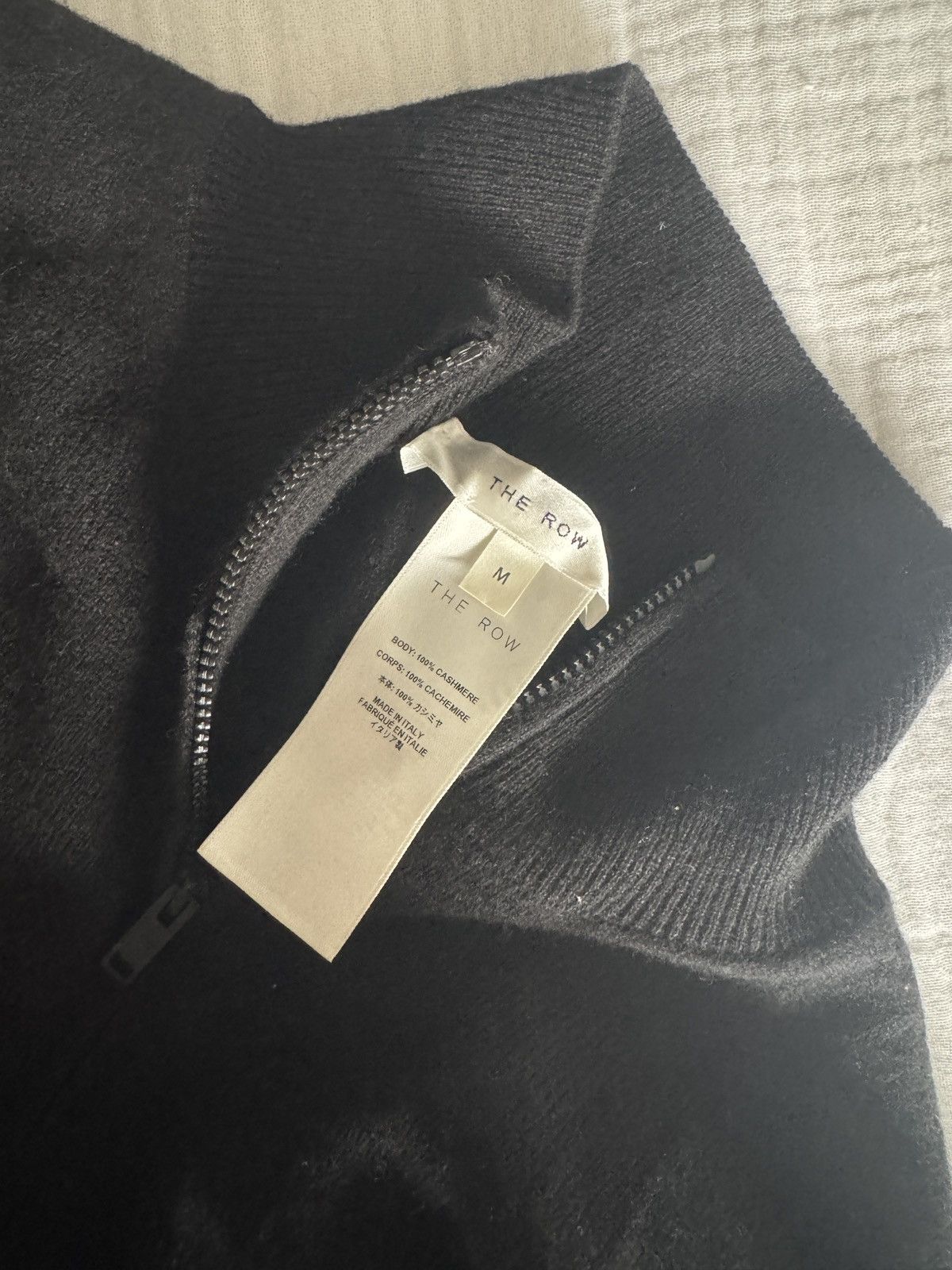 The Row The Row Cashmere Quarterzip Size M / US 6-8 / IT 42-44 - 1 Thumbnail