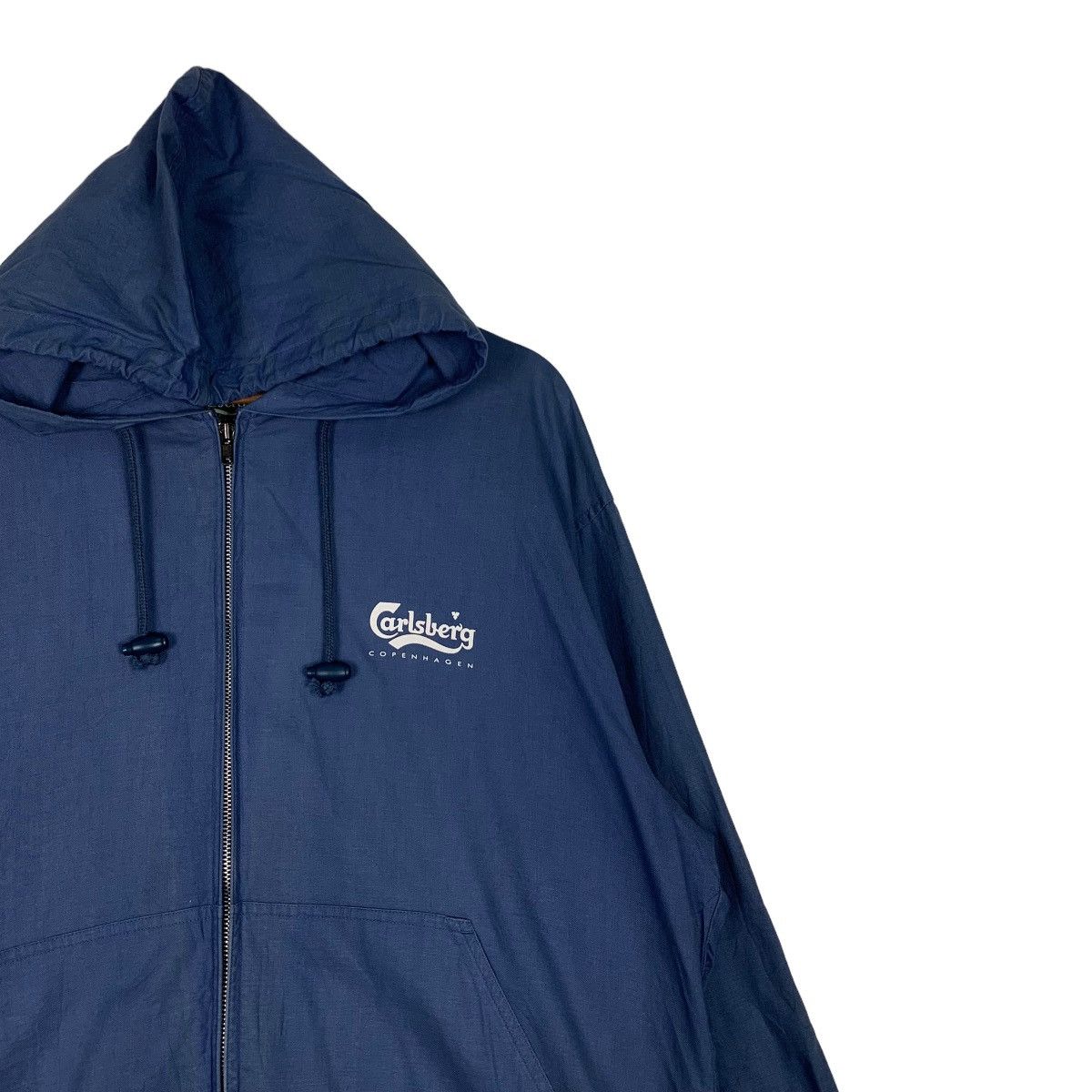 Drink Beer Save Water CARLSBERG Big Logo Hoodie Light Jacket #0547-C25 Size US L / EU 52-54 / 3 - 8 Thumbnail