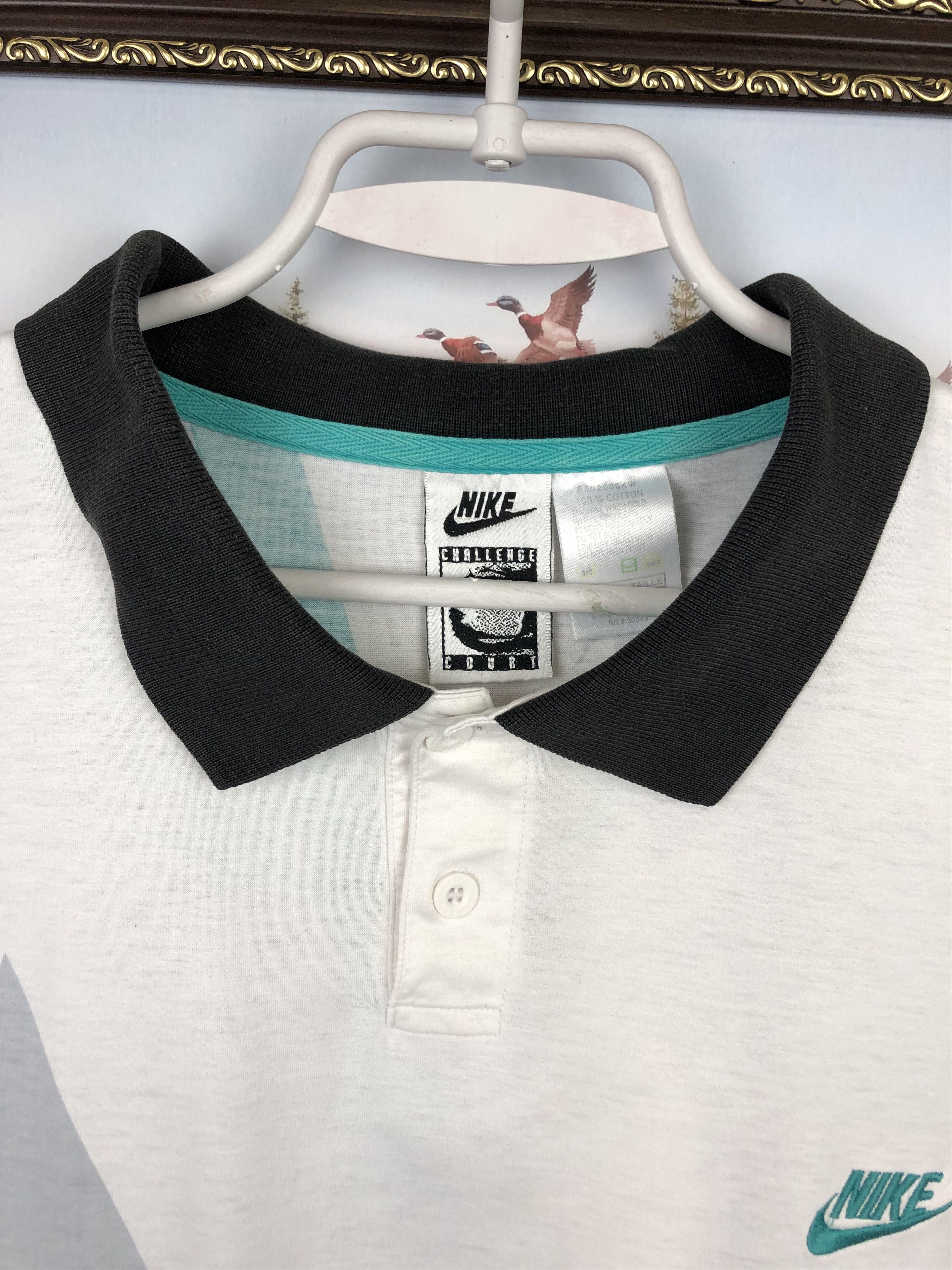 Nike Vintage Nike Challenge Court Andre Agassi Shirt Jersey Size US XL / EU 56 / 4 - 6 Thumbnail