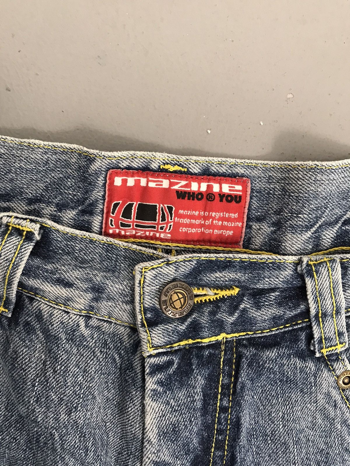 JNCO × Southpole × Vintage Vintage Y2K Mazine SpellOut baggy fit denim Size US 35 - 6 Thumbnail