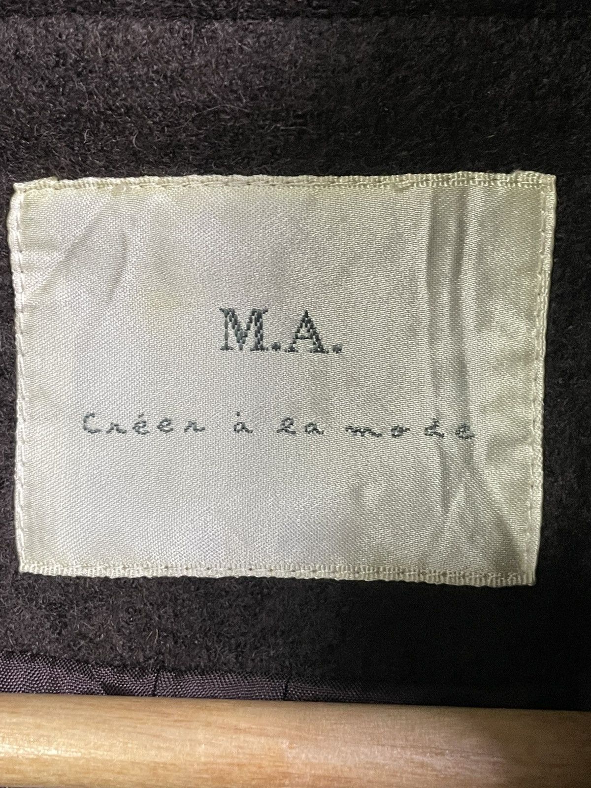 Japanese Brand × Vintage M.A x Japanese Brand Hooded Zipper Wool Jacket (38) Size US S / EU 44-46 / 1 - 6 Thumbnail