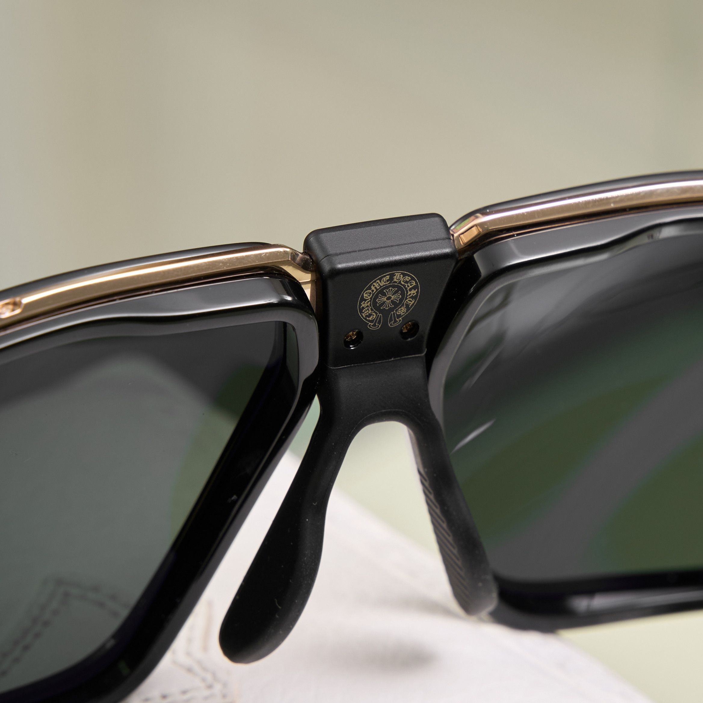 Chrome Hearts CHROME HEARTS DRIPPY BLACK/GOLD PLATED BLACK Size ONE SIZE - 4 Thumbnail