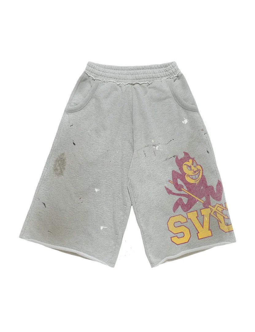 Saint Vanity Saint Vanity 'Sun Devils' Grey & Red Shorts Size US 34 / EU 50 - 1 Preview