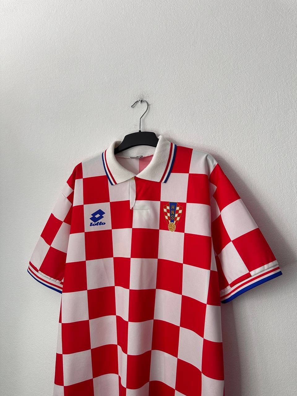 Lotto Sport Vintage Croatia 1992-1995 HNS Lotto Soccer Jersey XL World Size US XL / EU 56 / 4 - 2 Thumbnail