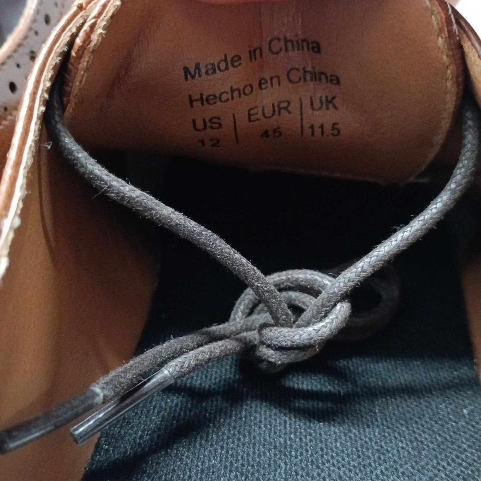 Steve Madden Men's Steve Madden Standalone Cognac Oxford Shoes Size 12 Size US 12 / EU 45 - 5 Thumbnail