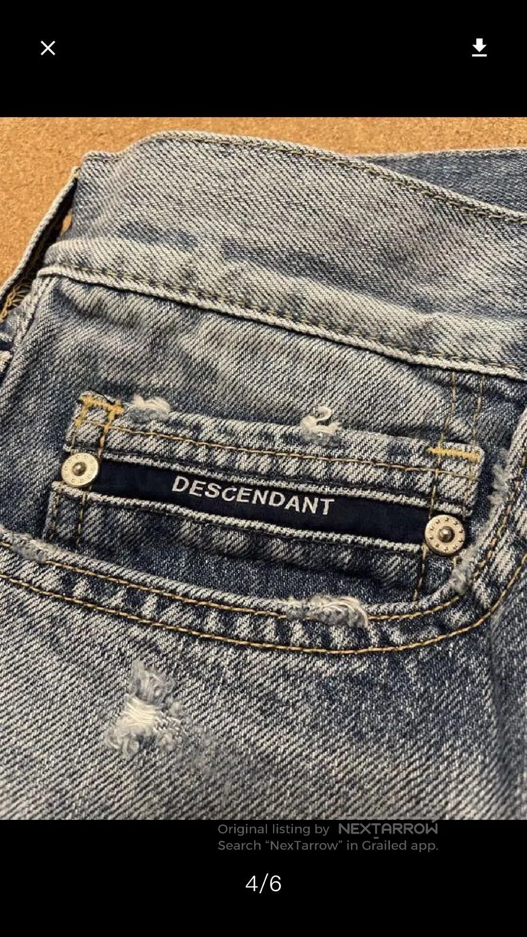 Criminal Damage Damage Jeans with Rips and Distressing. Size US 28 / EU 44 - 4 Thumbnail