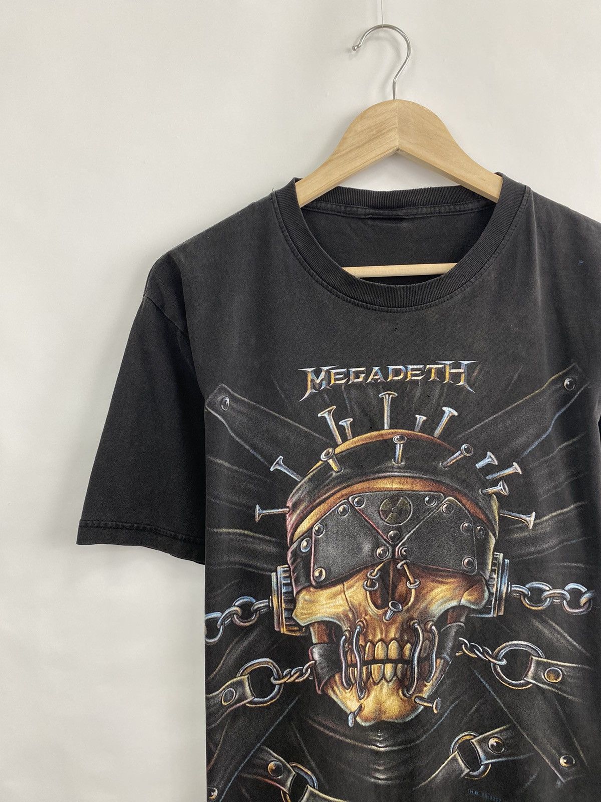 Megadeth 💀 Vintage Y2K Megadeth Rock Band Tour T-Shirt Rare Retro Size US M / EU 48-50 / 2 - 3 Thumbnail
