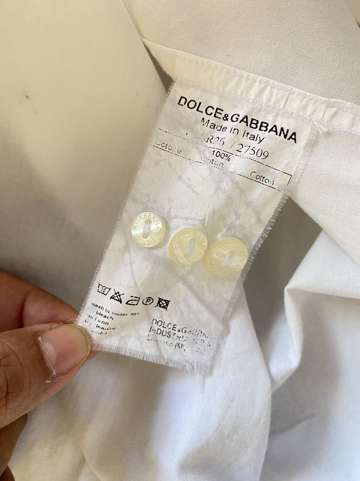 Dolce & Gabbana DOLCE & GABBANA® Men Formal White Shirt Size US XL / EU 56 / 4 - 13 Thumbnail