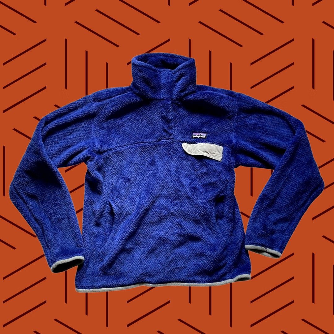 Patagonia Patagonia Women's Re-Tool Snap-T Pullover Blue Gray Size S Jacket Size S / US 4 / IT 40 - 1 Thumbnail