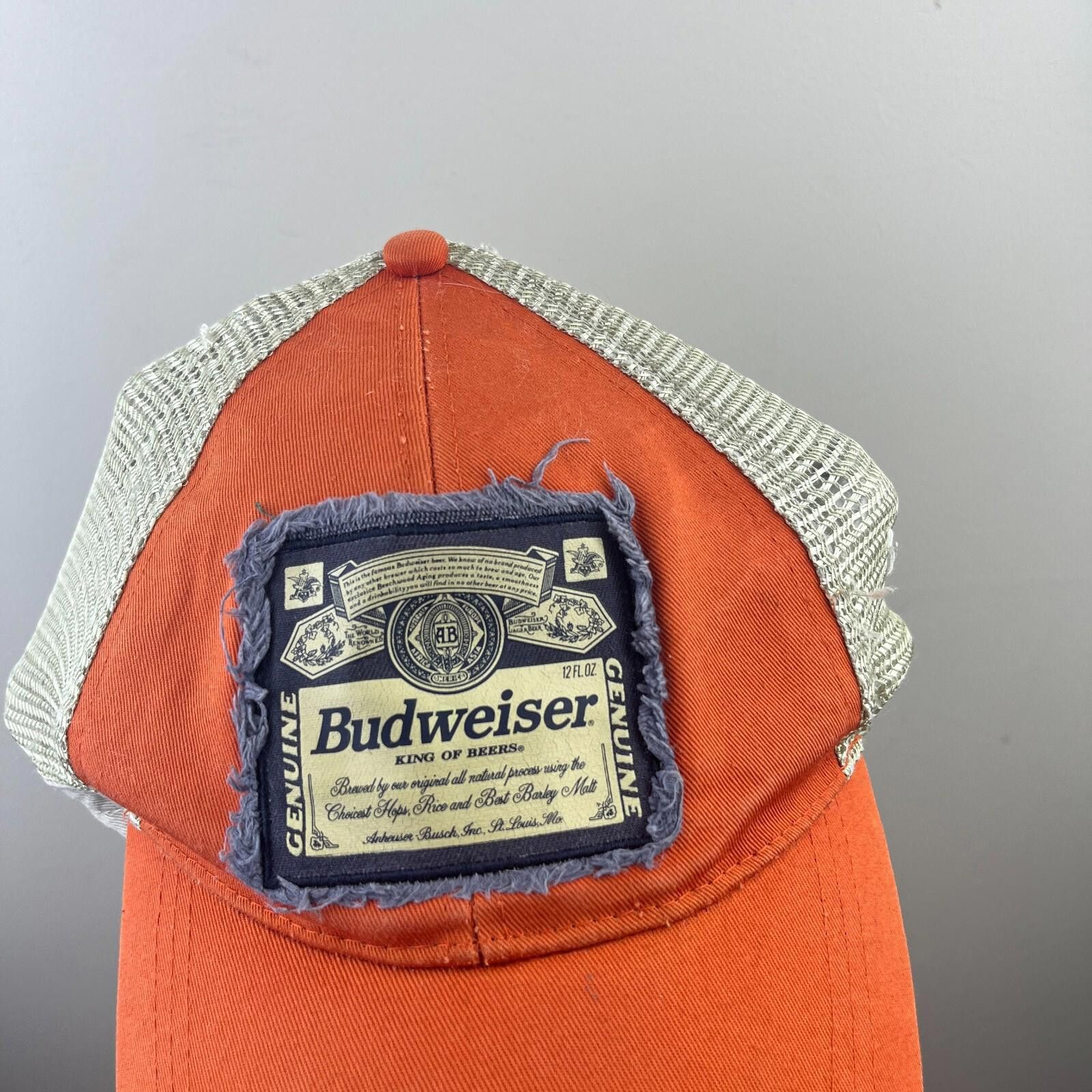 Budweiser Vintage Y2K Budweiser Beer Snapback Hat Trucker Style Size ONE SIZE - 2 Thumbnail