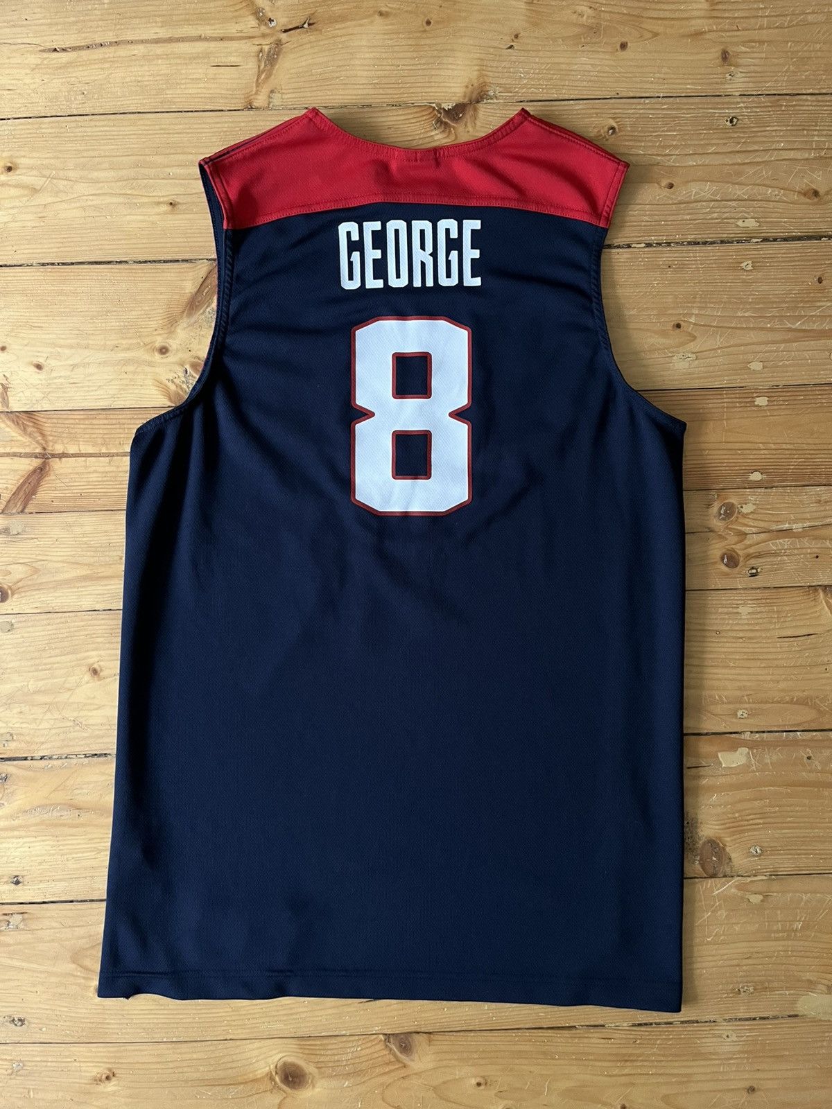 NBA 2012 Paul George #8 USA Basketball Nike Jersey – Size Small Size US S / EU 44-46 / 1 - 8 Thumbnail