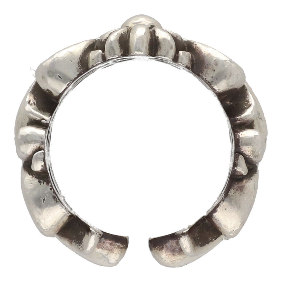 Chrome Hearts Double Floral Cross Ring SV925
