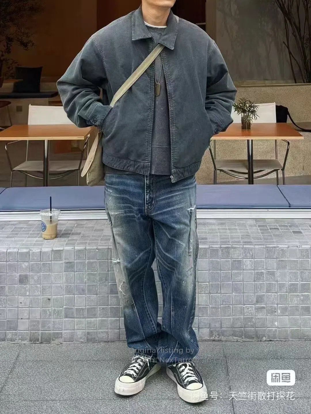 Visvim visvim ss journeyman pants tacked damaged denim. Size US 27 - 7 Thumbnail
