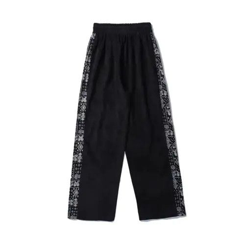 Jean Retro side-stitched hip-hop loose trendy straight pants Size US 30 / EU 46 - 2 Thumbnail