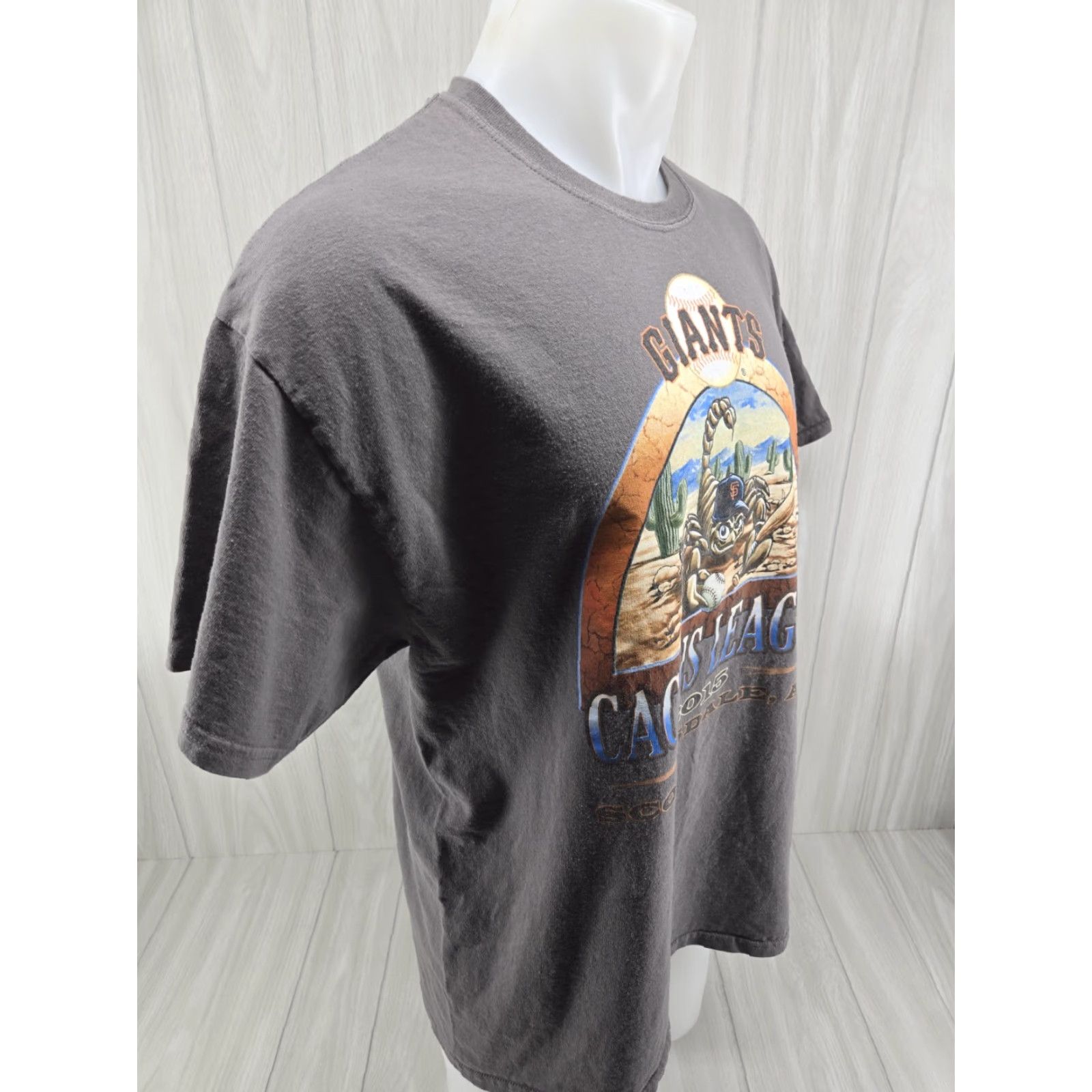 Gildan San Francisco Giants 2015 Cactus League Arizona T Shirt Mens XL Gray Size US XL / EU 56 / 4 - 6 Thumbnail