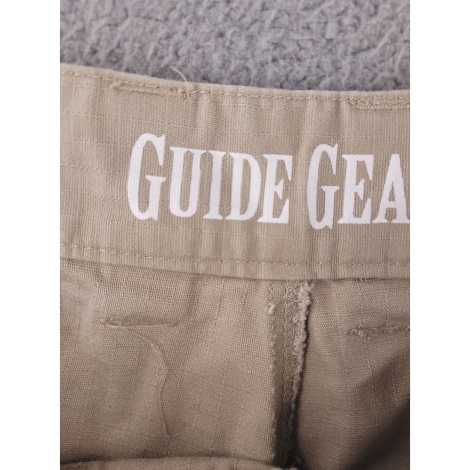 Vintage Guide Gear Pants Mens Cargo Stretch Waist 46 Regular Brown Inseam 28in Straight 43x28 Size US 30 / EU 46 - 5 Thumbnail