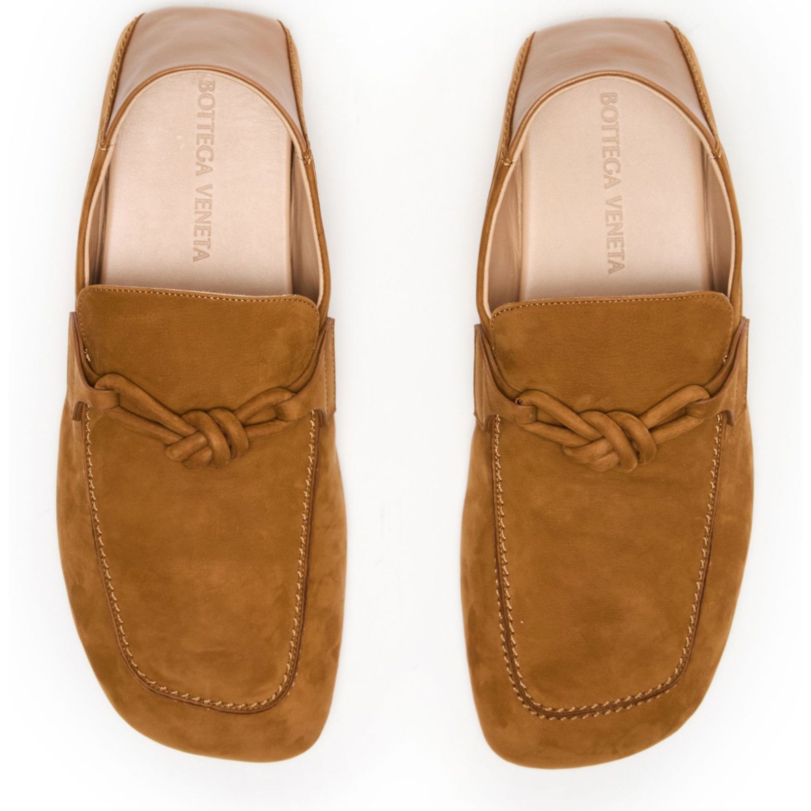 BOTTEGA VENETA Astaire Men's Mire Suede Loafers New & Authen