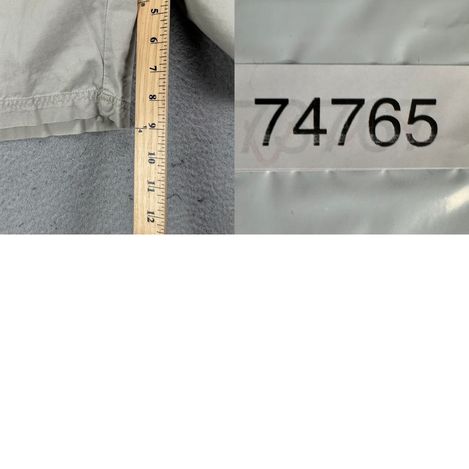 Vintage Columbia Mens Cargo Hiking Shorts 40 Light Grey Flat Front Outdoor Lightweight Casual/Travel Cotton Microfiber Gray Wide Front Pocket Size US 40 / EU 56 - 8 Thumbnail