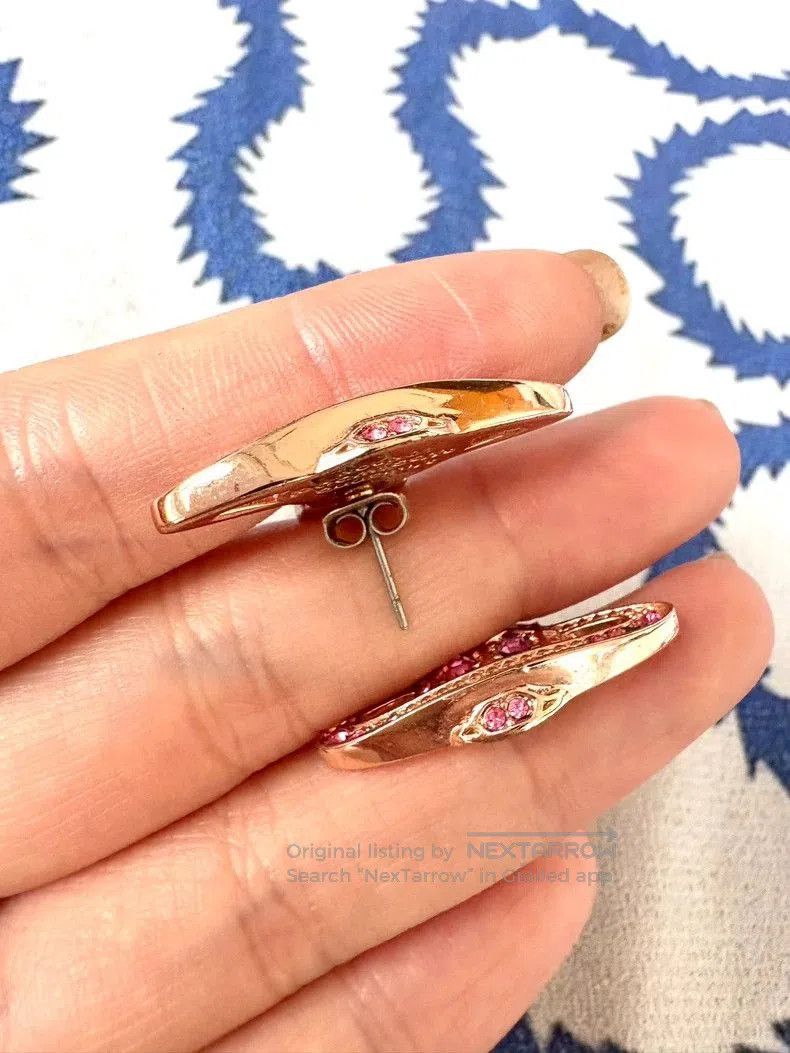 Vivienne Westwood Vivienne Westwood Pink Gold Stud Earrings . Size ONE SIZE - 3 Thumbnail