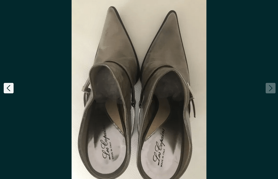 Les Copains Leather pointed toe mules us sz 7.5 / eur 38 Size US 7.5 / IT 37.5 - 3 Thumbnail