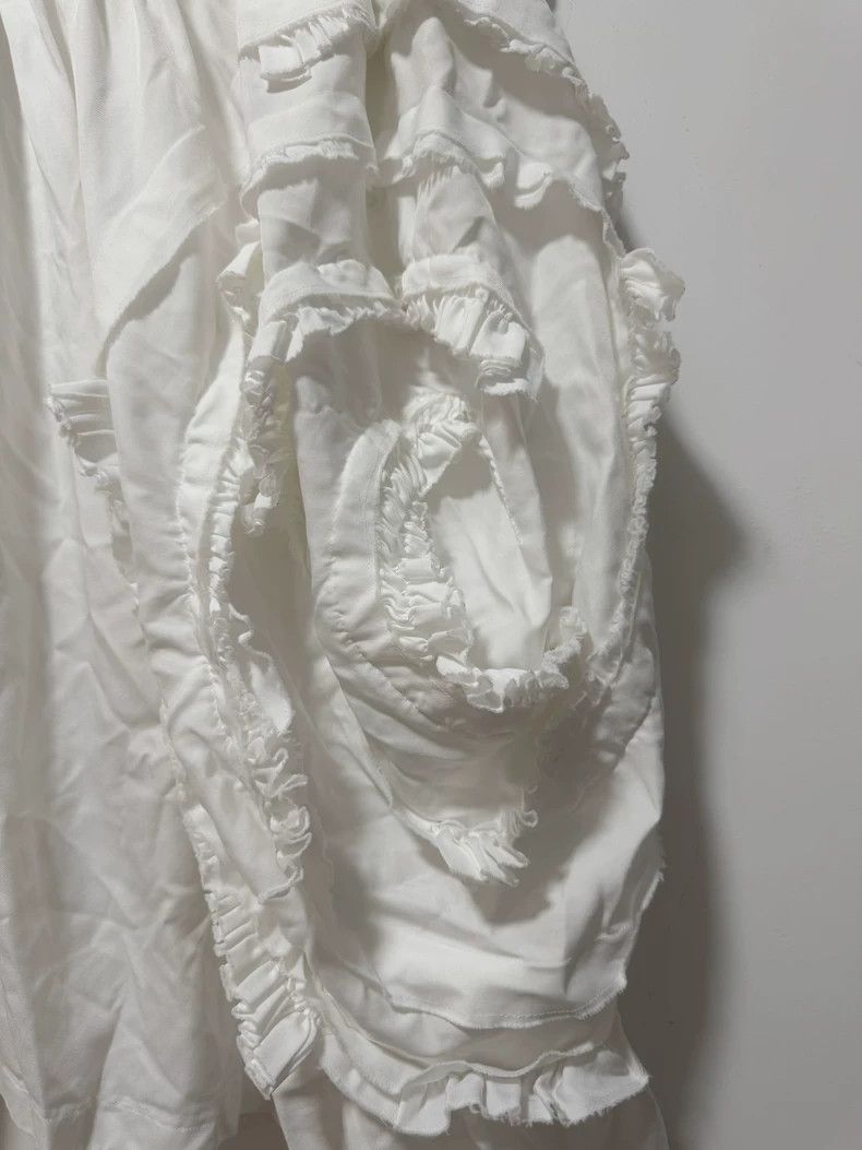 Comme des Garcons Comme Des Garcons size S Big rose lace skirt Size 23" - 3 Thumbnail