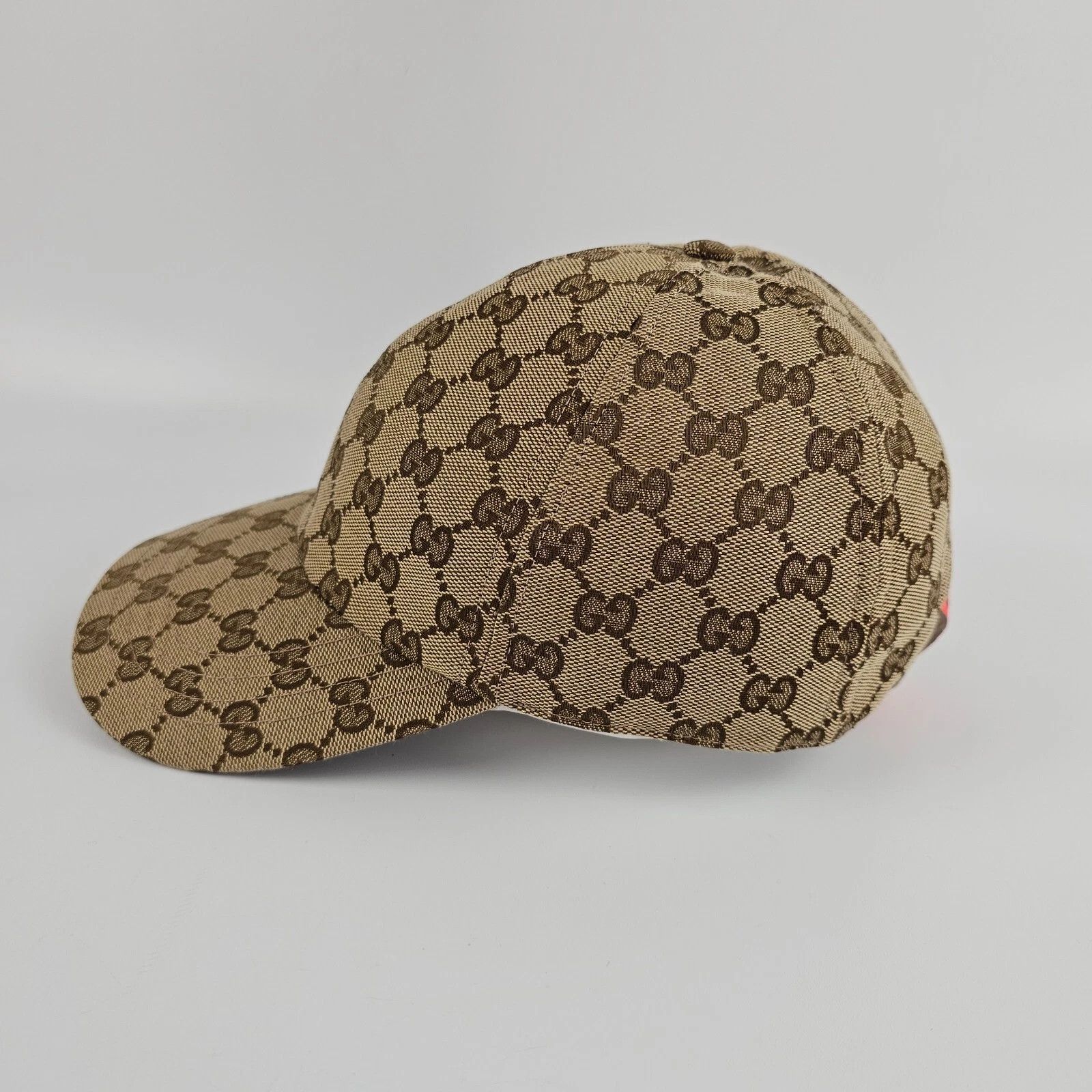 Gucci GUCCI Camel & Dk Brown GG Canvas Baseball Hat New Auth Size ONE SIZE - 2 Thumbnail